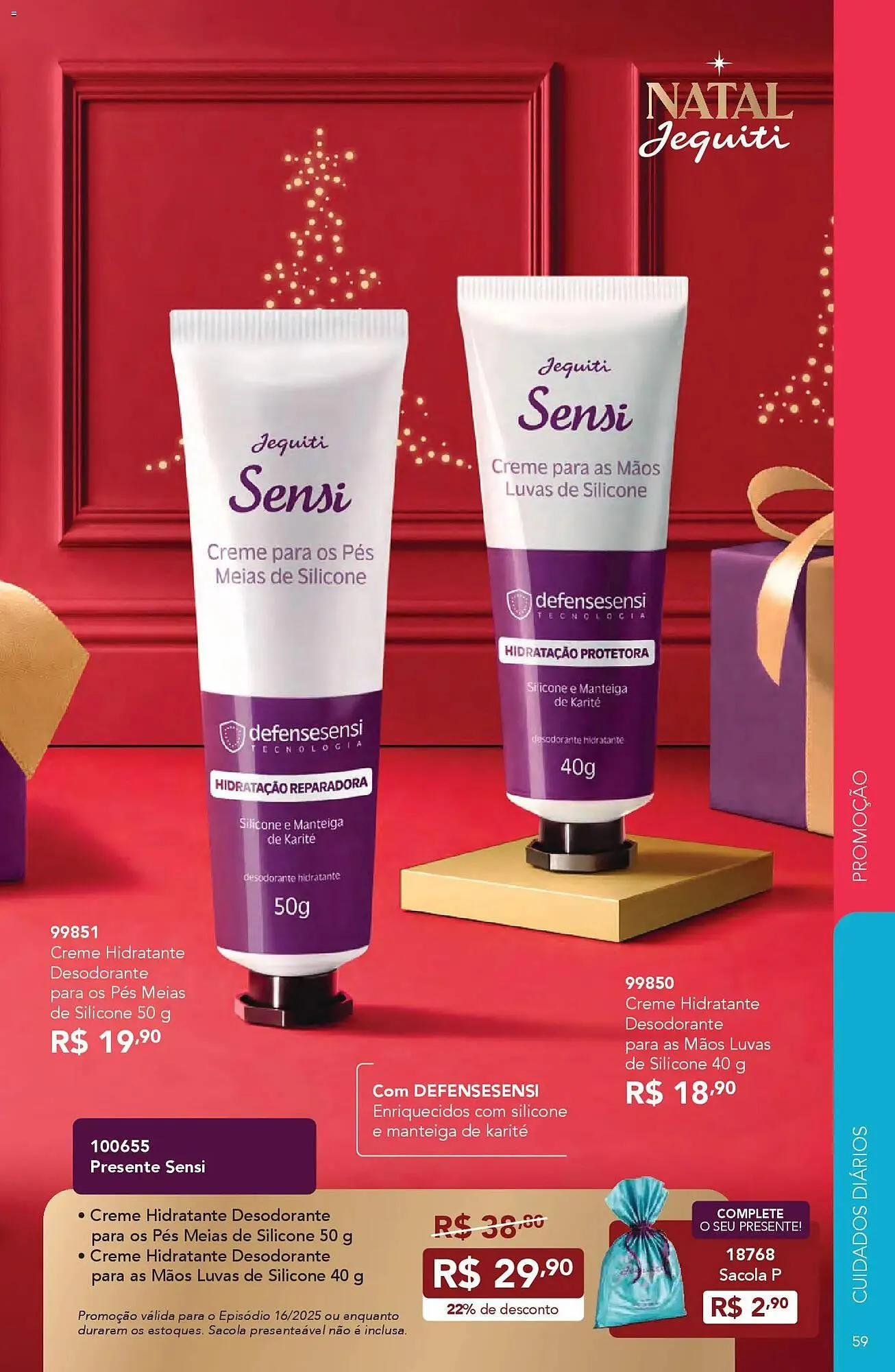 Encarte de Catálogo Jequiti 11 de novembro até 9 de dezembro 2025 - Pagina 59