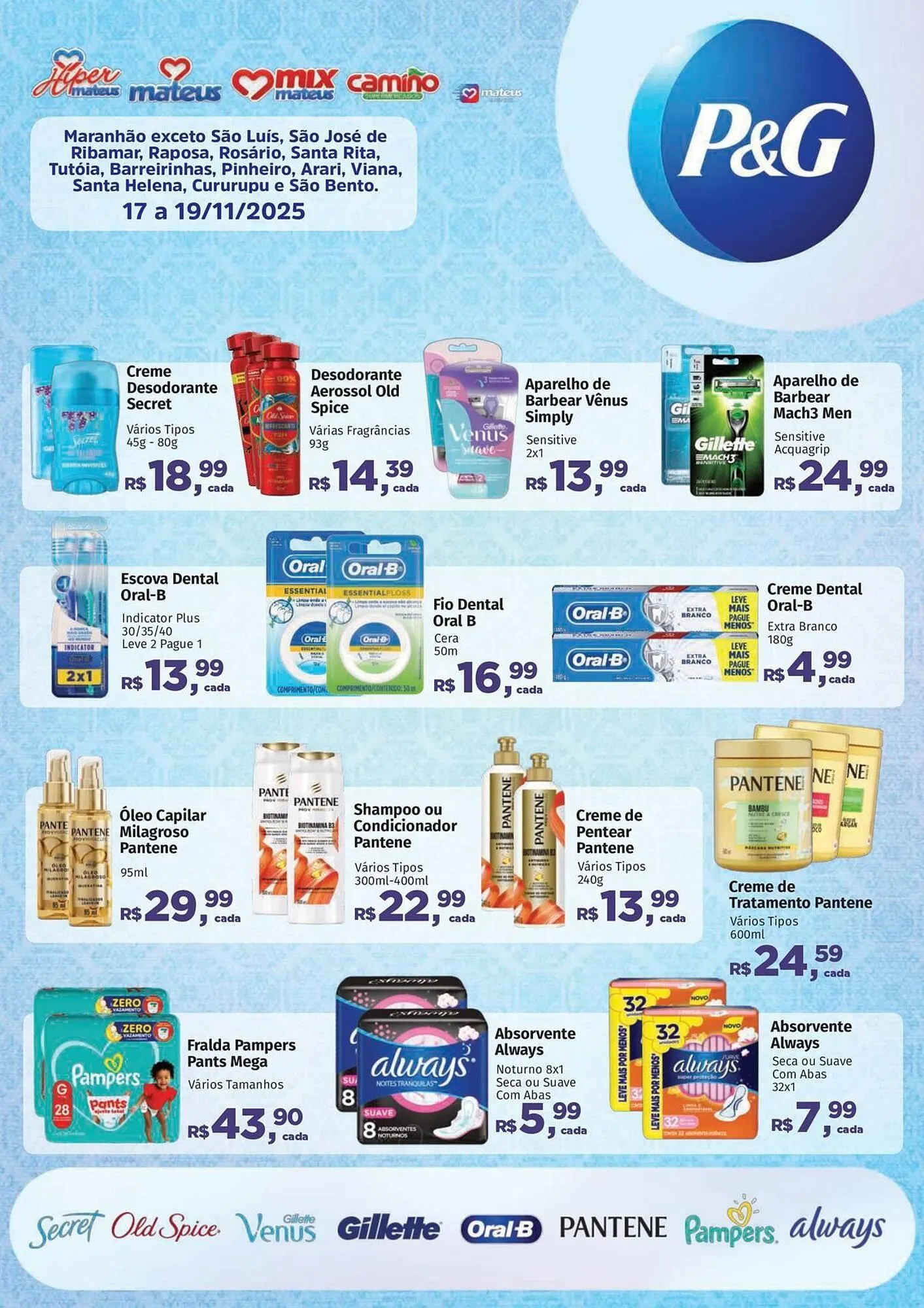 Encarte de Catálogo Supermercados Mateus 17 de novembro até 19 de novembro 2025 - Pagina 1