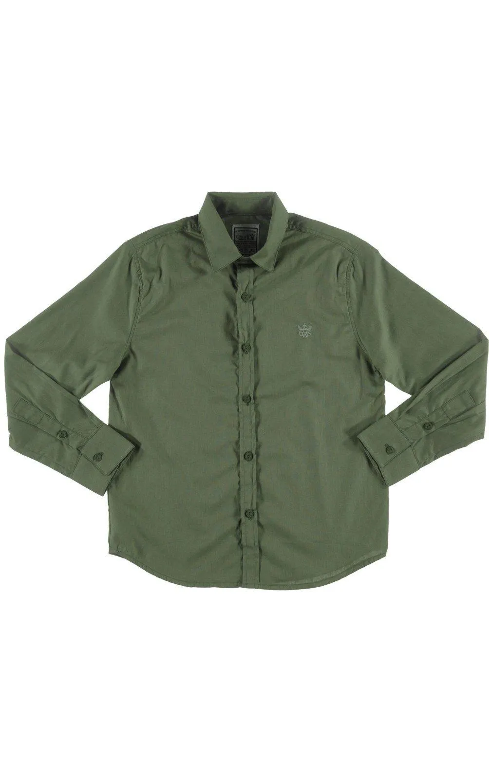 Camisa Verde Militar Masculina 04 ao 08