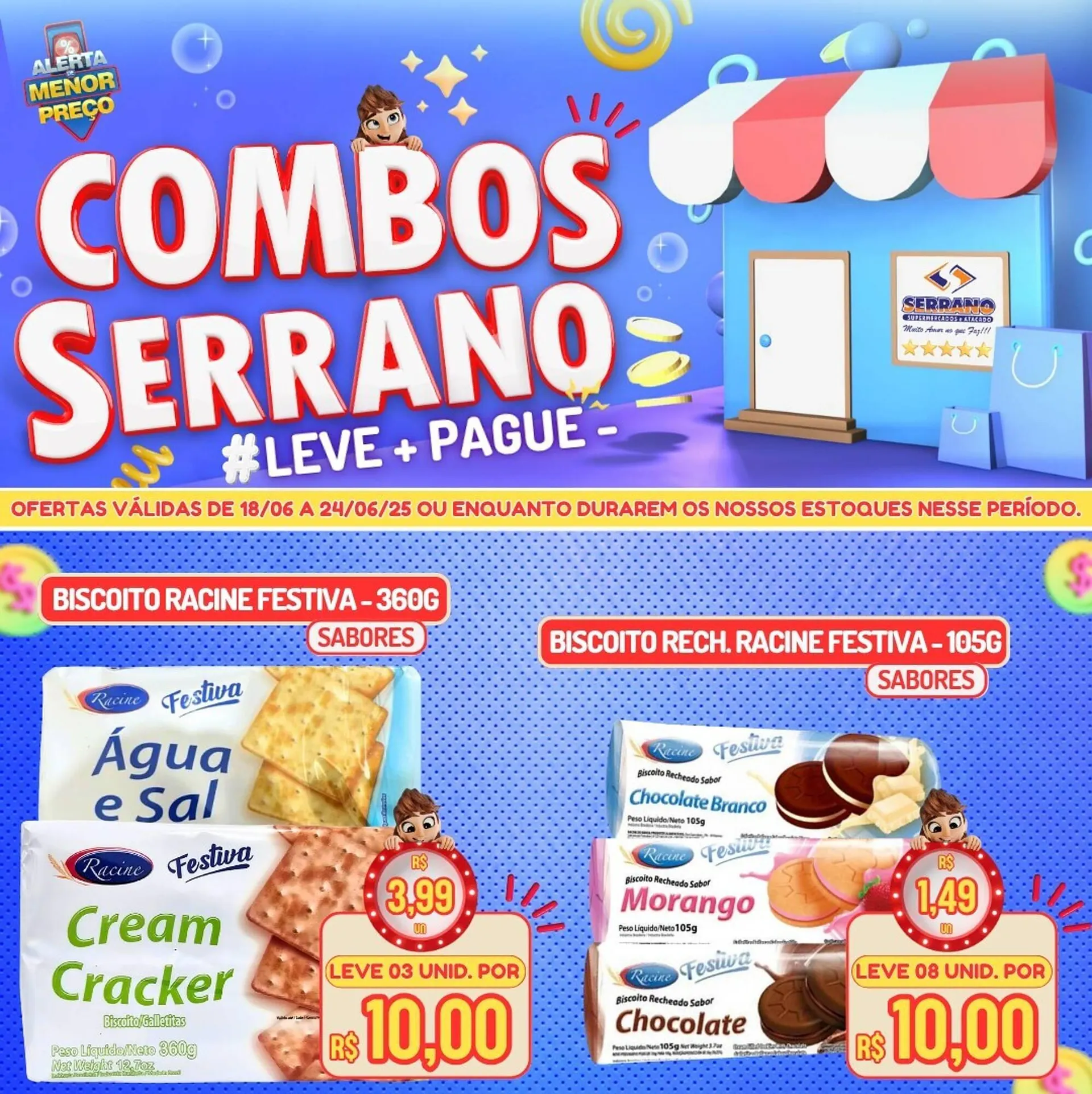 Encarte de Catálogo Serrano Supermercado 18 de junho até 24 de junho 2025 - Pagina 4