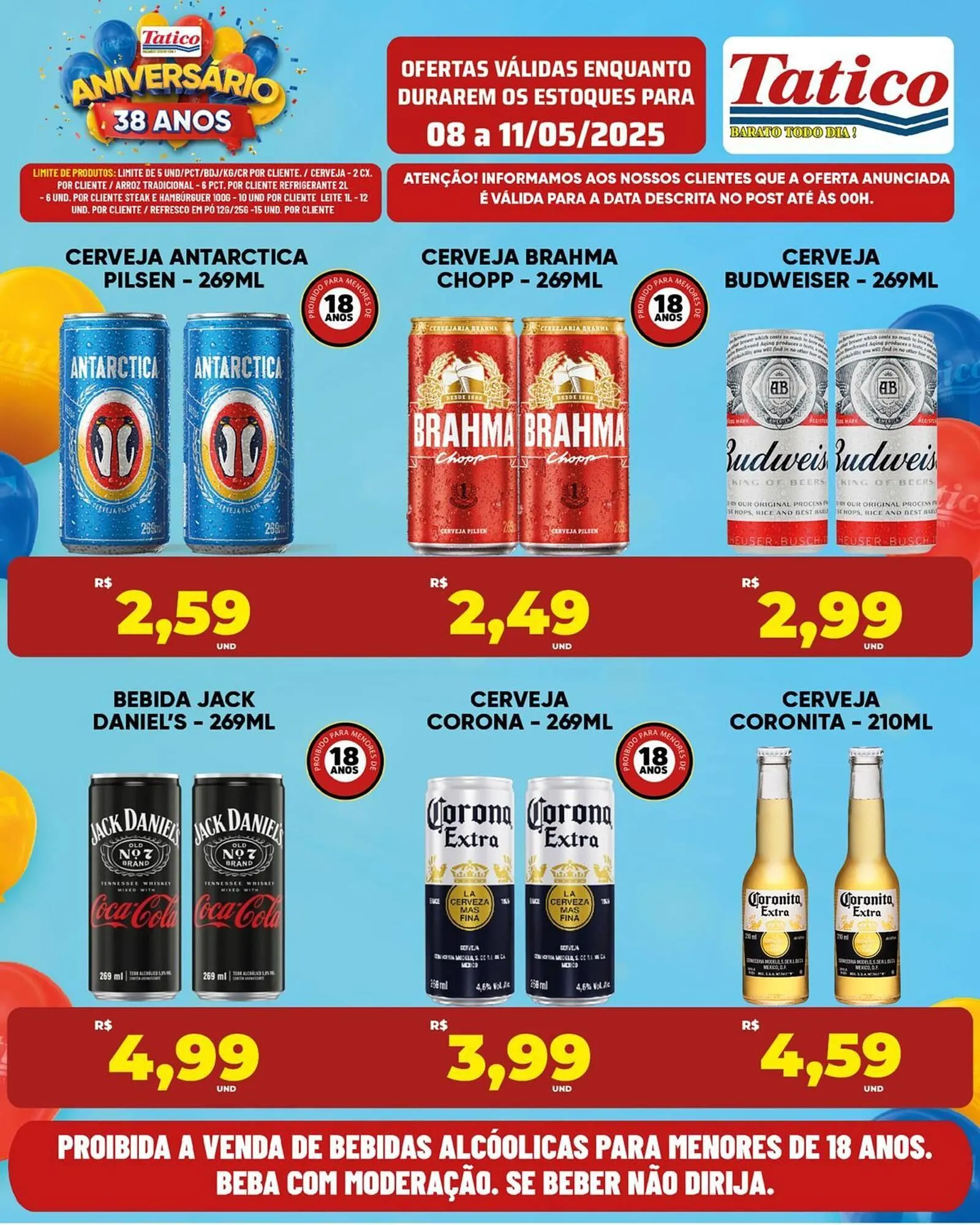 Encarte de Catálogo Tatico 8 de maio até 11 de maio 2025 - Pagina 3