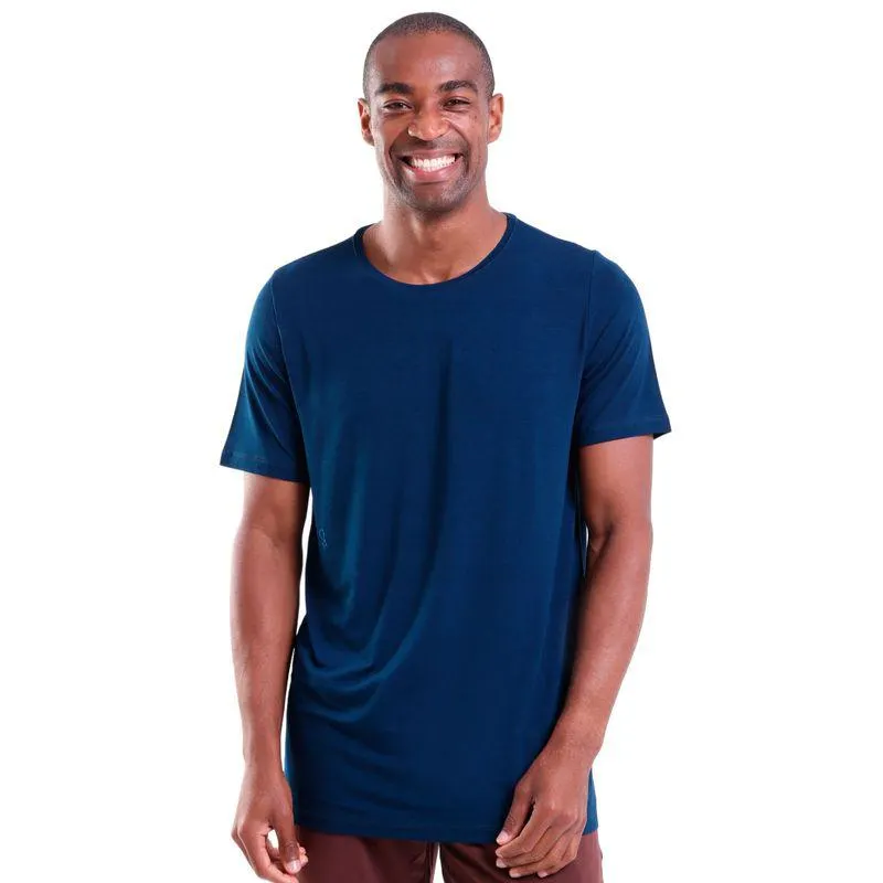Camiseta Masculina Manga Curta Oversized Trendz Azul Marinho
