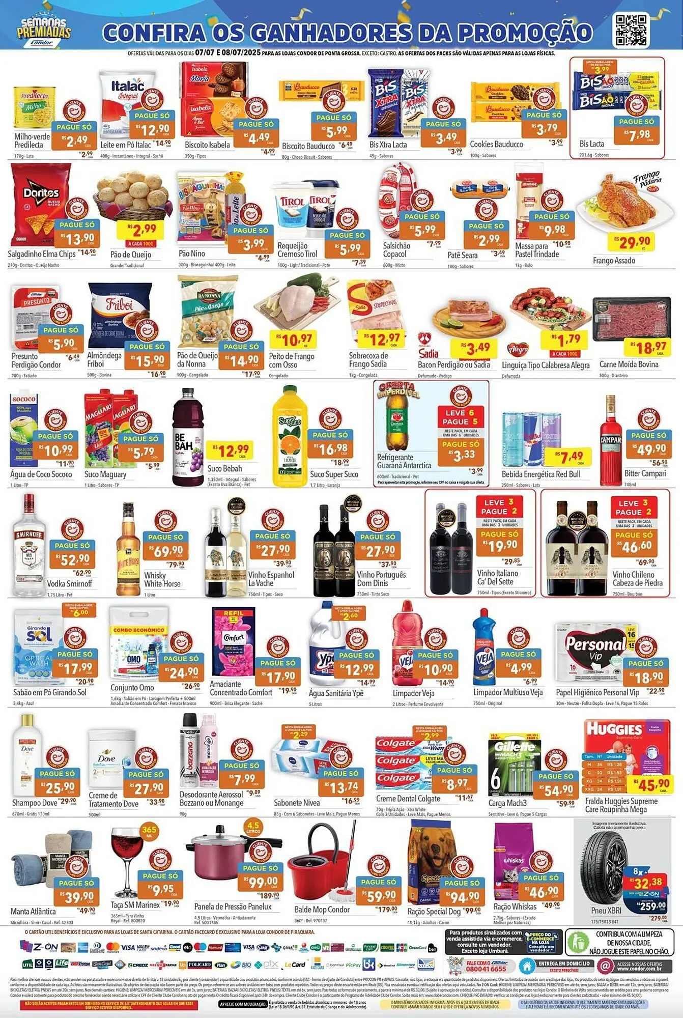 Encarte de Catálogo Supermercados Condor 7 de julho até 7 de agosto 2025 - Pagina 2