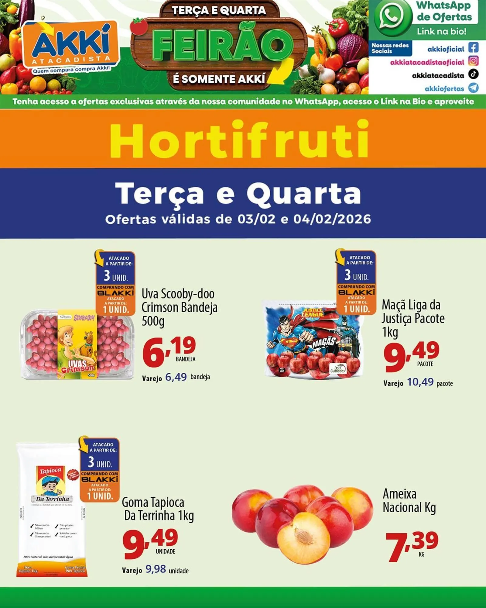 Encarte de Folheto Akki Atacadista 2 de fevereiro até 2 de maio 2026 - Pagina 4