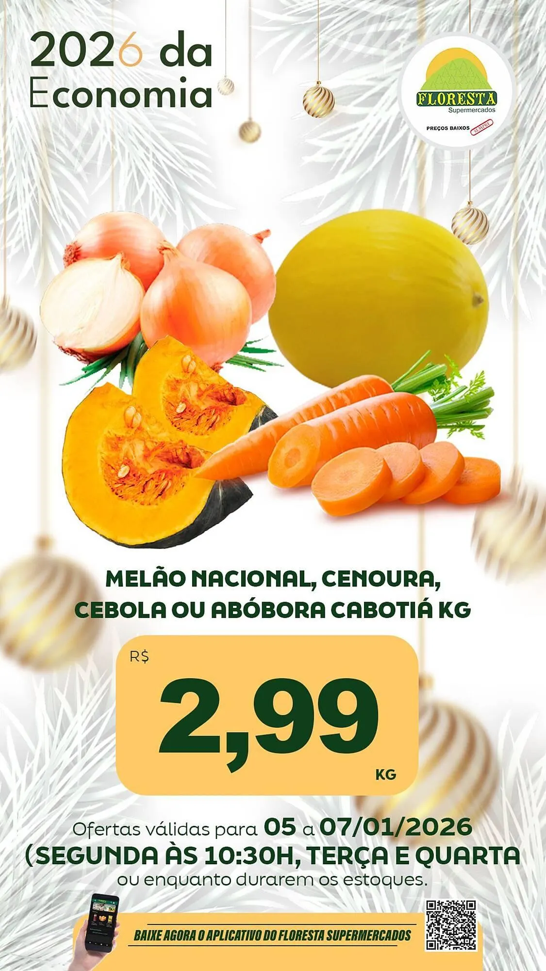 Encarte de Catálogo Floresta Supermercados 5 de janeiro até 7 de janeiro 2026 - Pagina 1