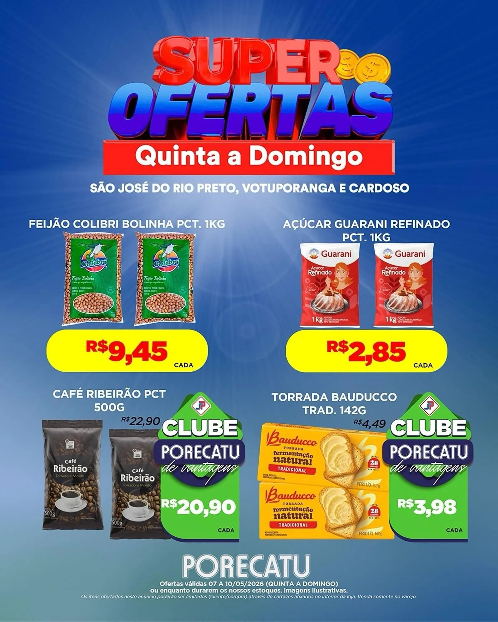 Encarte de Catálogo Supermercado Porecatu 7 de maio até 10 de maio 2026 - Pagina 14