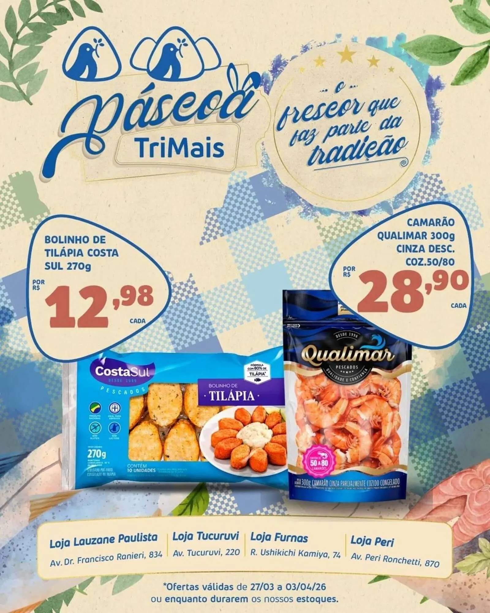 Encarte de Catálogo Trimais Supermercado 27 de março até 3 de abril 2026 - Pagina 12