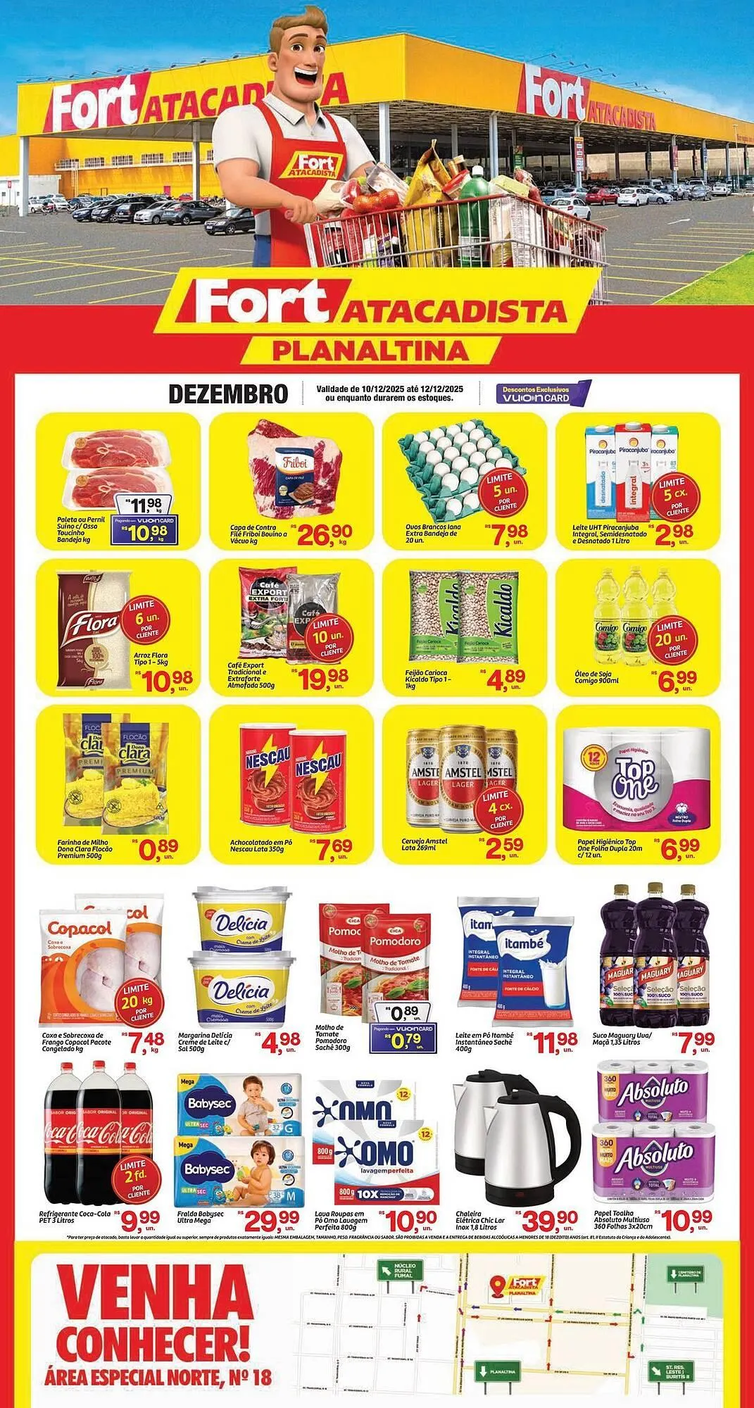 Encarte de Tabloide Fort Atacadista 10 de dezembro até 12 de dezembro 2025 - Pagina 1