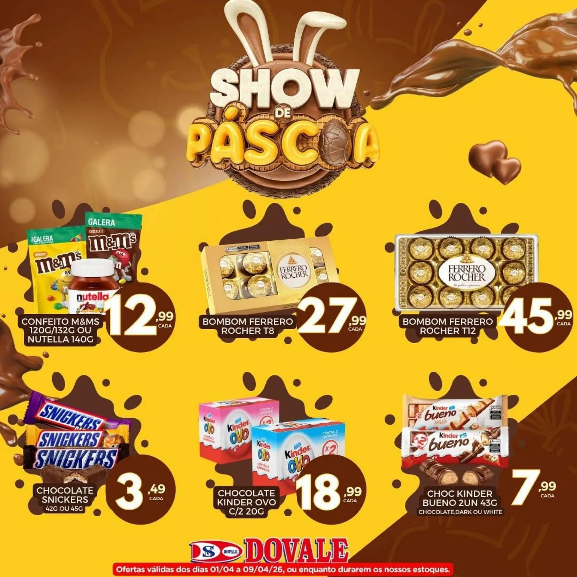 Encarte de Folheto Dovale 5 de abril até 9 de abril 2026 - Pagina 1