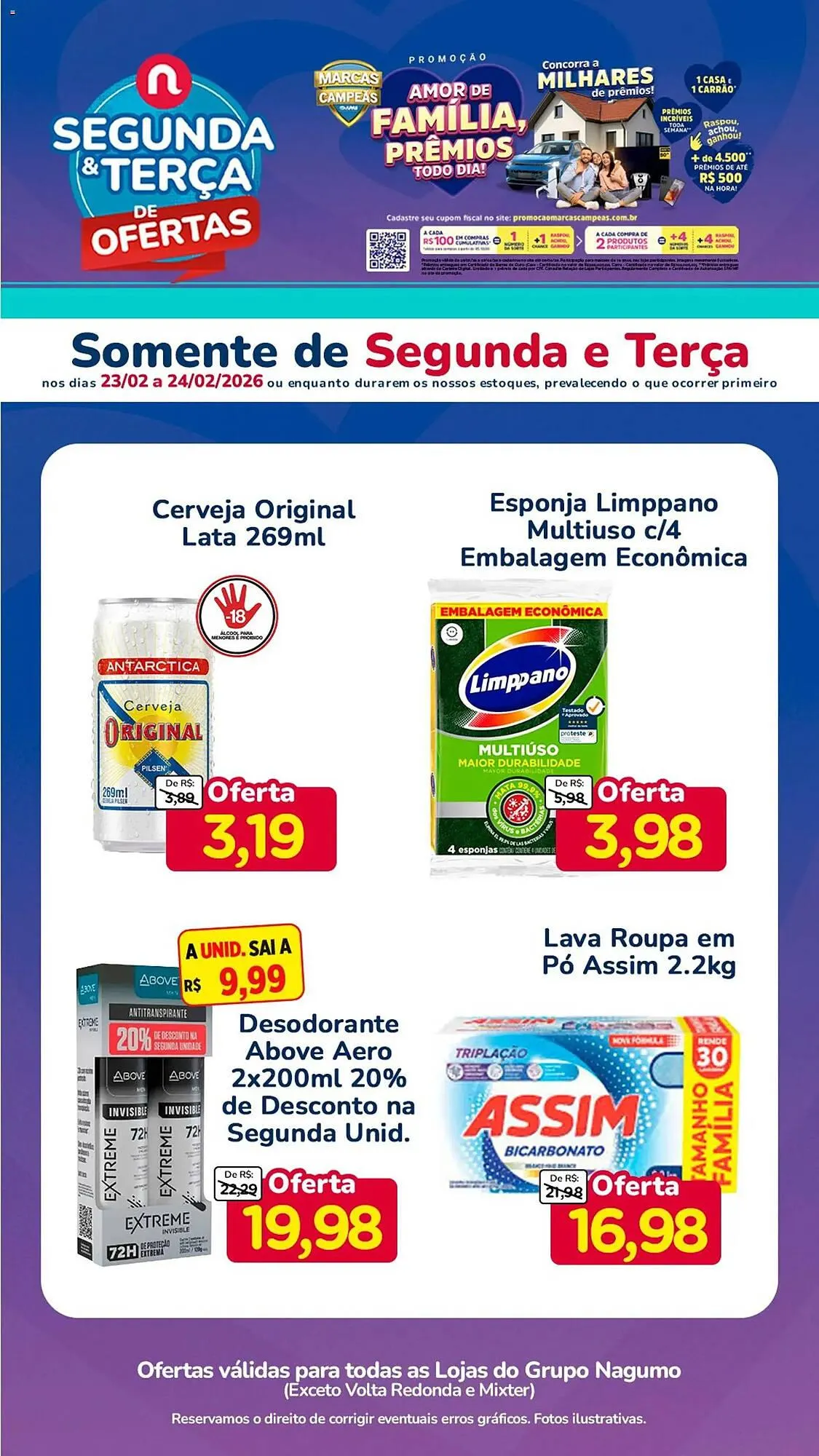 Encarte de Folheto Nagumo 23 de fevereiro até 24 de fevereiro 2026 - Pagina 2