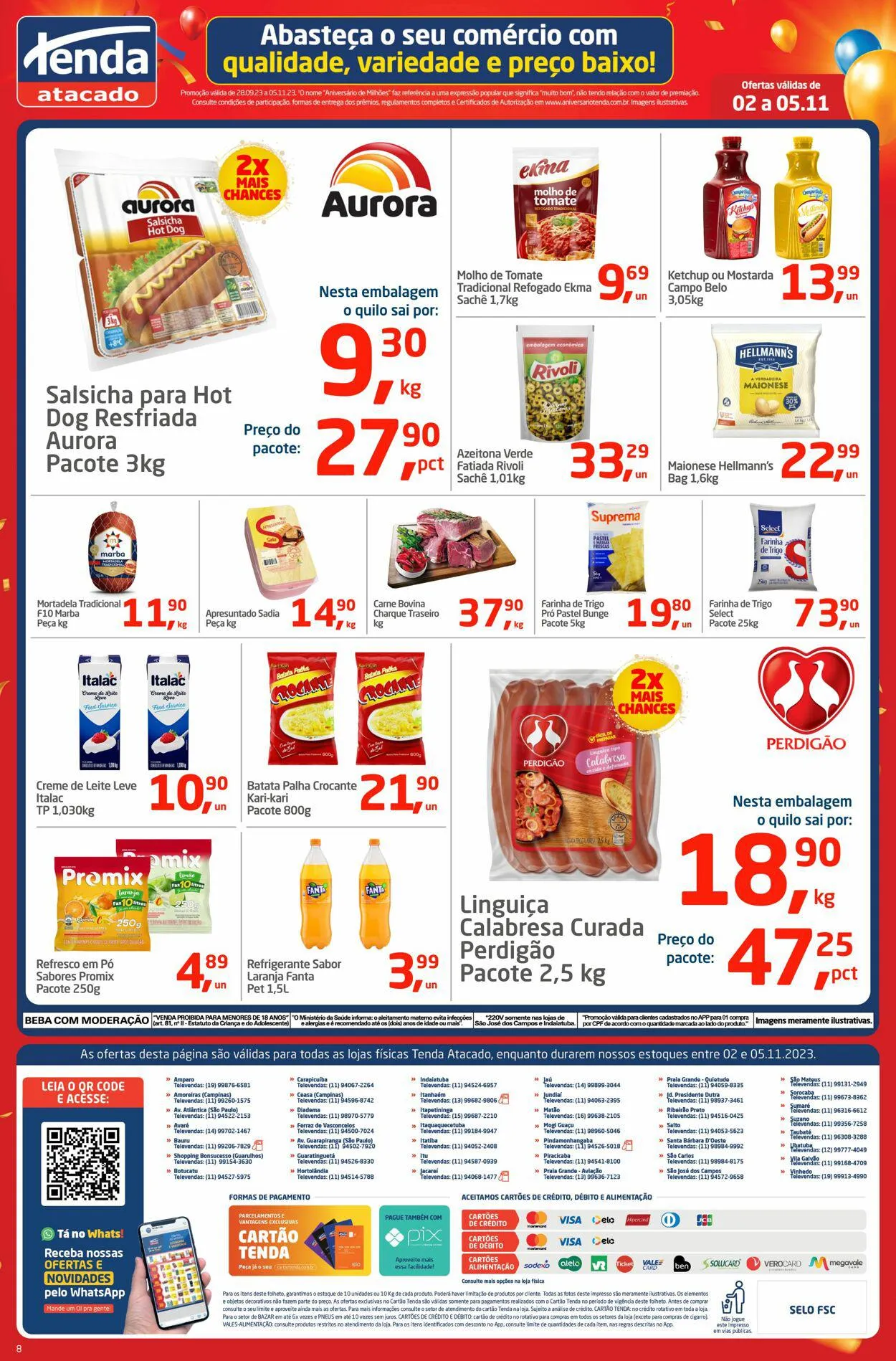 Encarte de Tenda Atacado - Amoreiras - Campinas 2 de novembro até 5 de novembro 2023 - Pagina 8