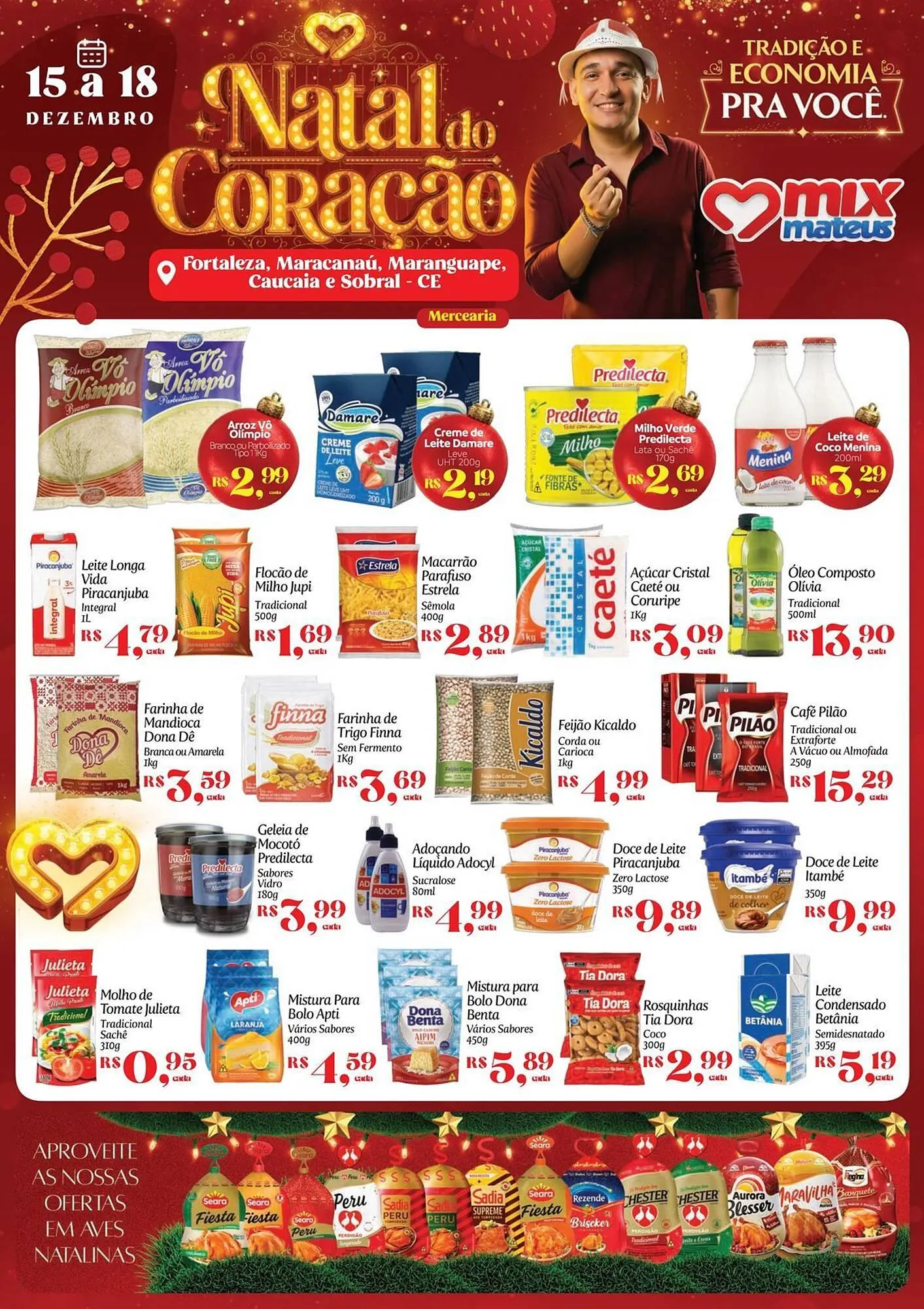 Encarte de Catálogo Supermercados Mateus 15 de dezembro até 18 de dezembro 2025 - Pagina 1