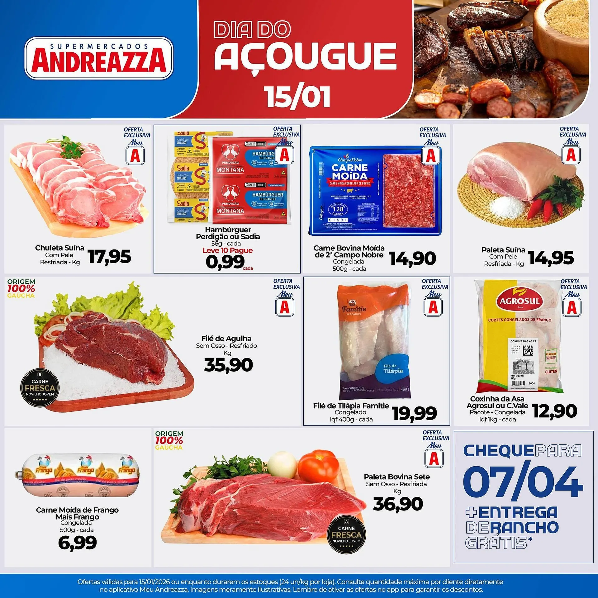 Encarte de Catálogo Supermercados Andreazza 15 de janeiro até 15 de janeiro 2026 - Pagina 1