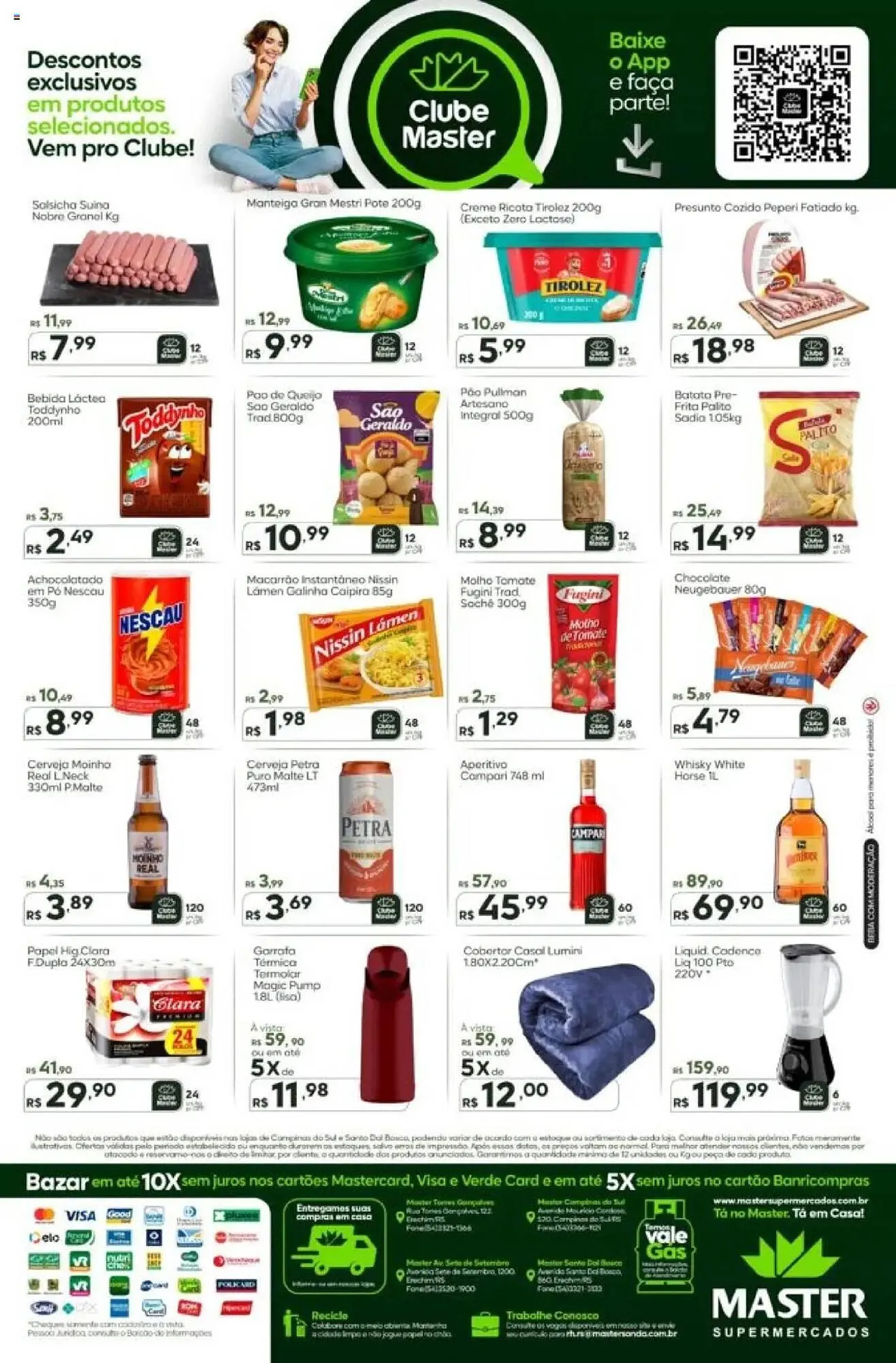 Encarte de Catálogo Master Supermercados 11 de agosto até 15 de agosto 2025 - Pagina 2