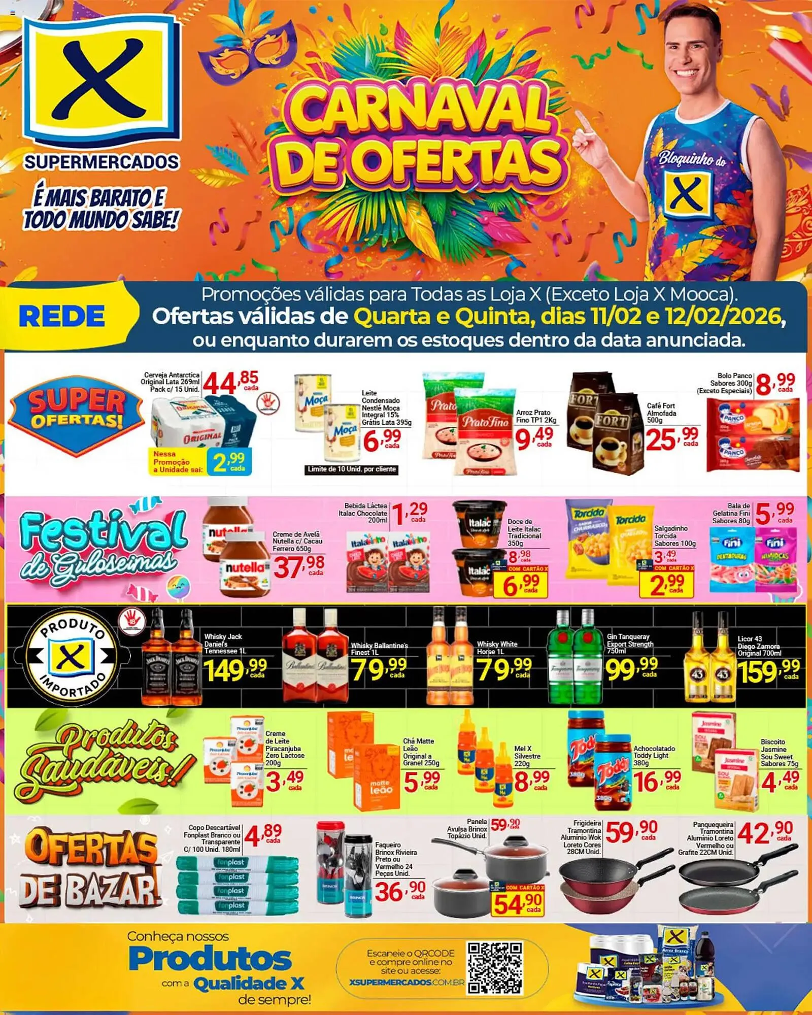 Folheto X Supermercados - 1