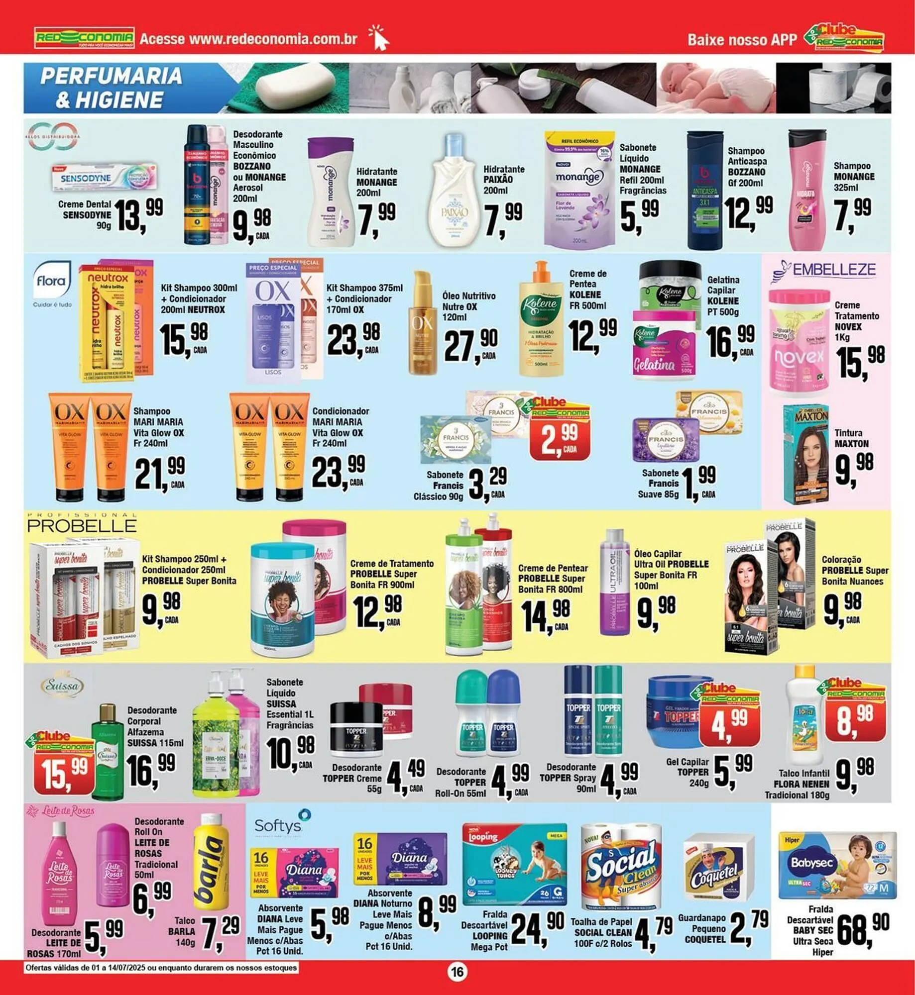 Encarte de Catálogo Rede Economia 4 de julho até 6 de julho 2025 - Pagina 16