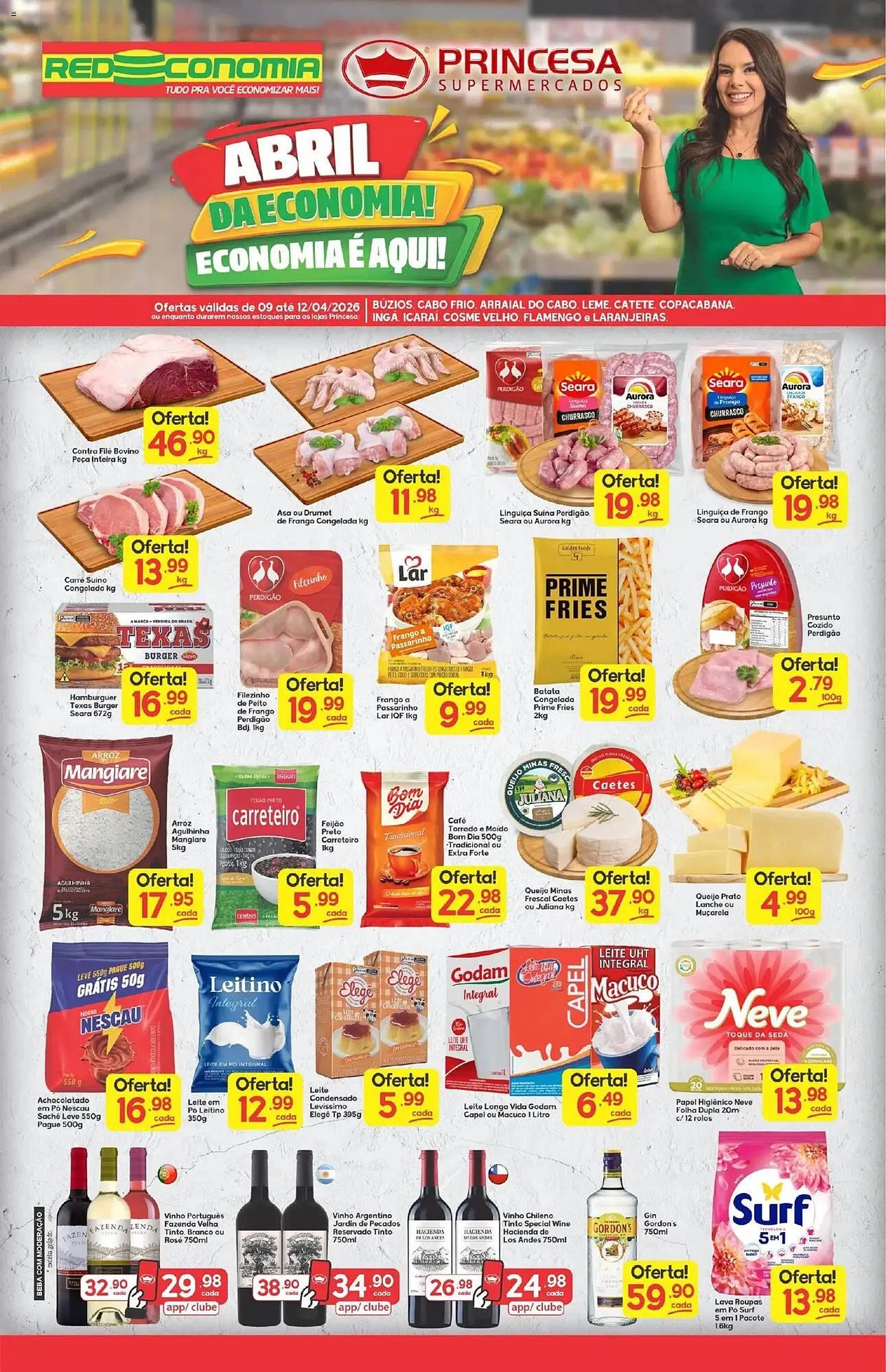 Encarte de Encarte Supermercados Princesa 9 de abril até 13 de abril 2026 - Pagina 1