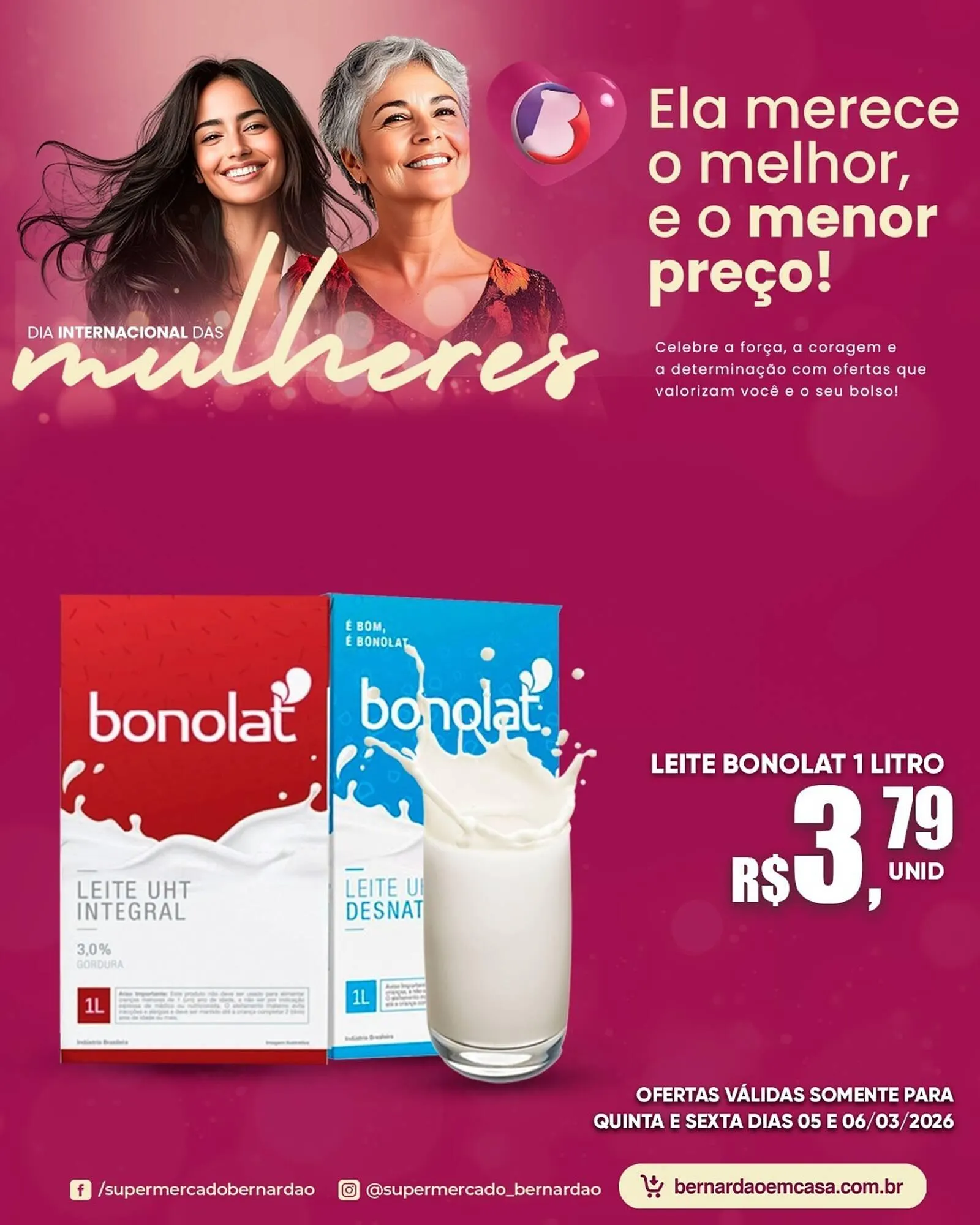 Encarte de Catálogo Supermercado Bernardão 5 de março até 6 de março 2026 - Pagina 2