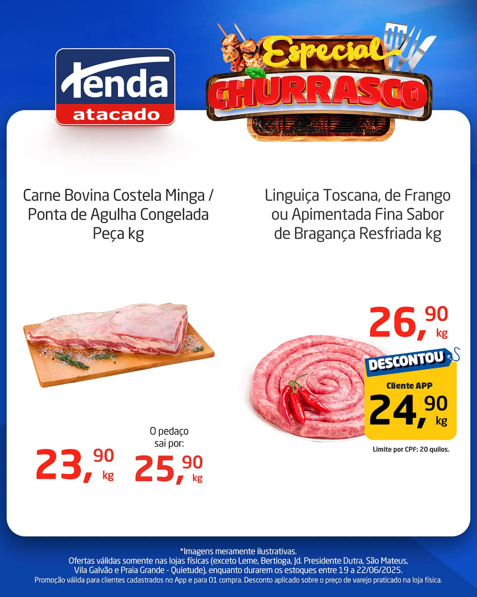 Encarte de Catálogo Tenda Atacado 19 de junho até 22 de junho 2025 - Pagina 1