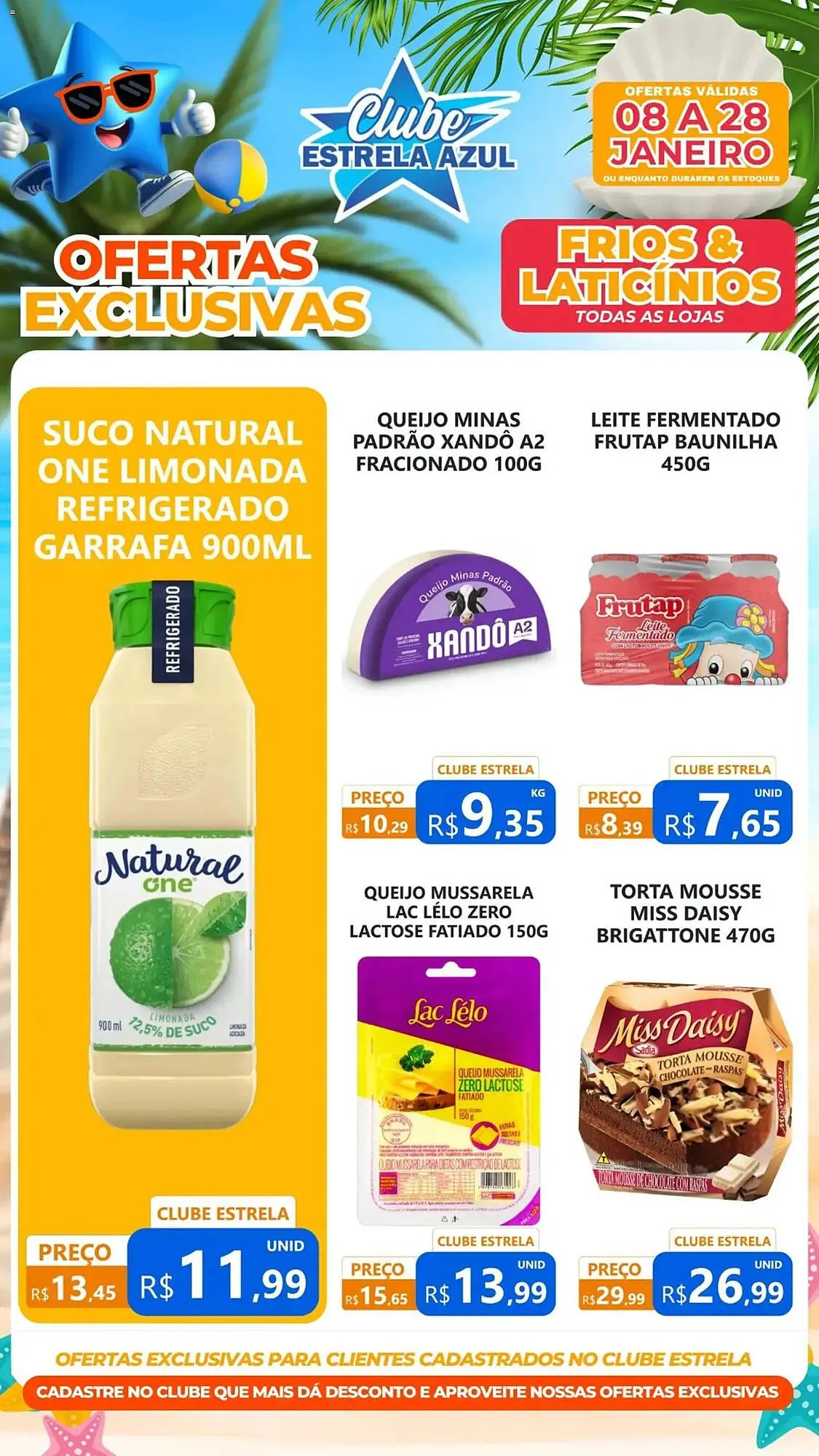Encarte de Folheto Supermercado Estrela Azul 8 de janeiro até 28 de janeiro 2026 - Pagina 1