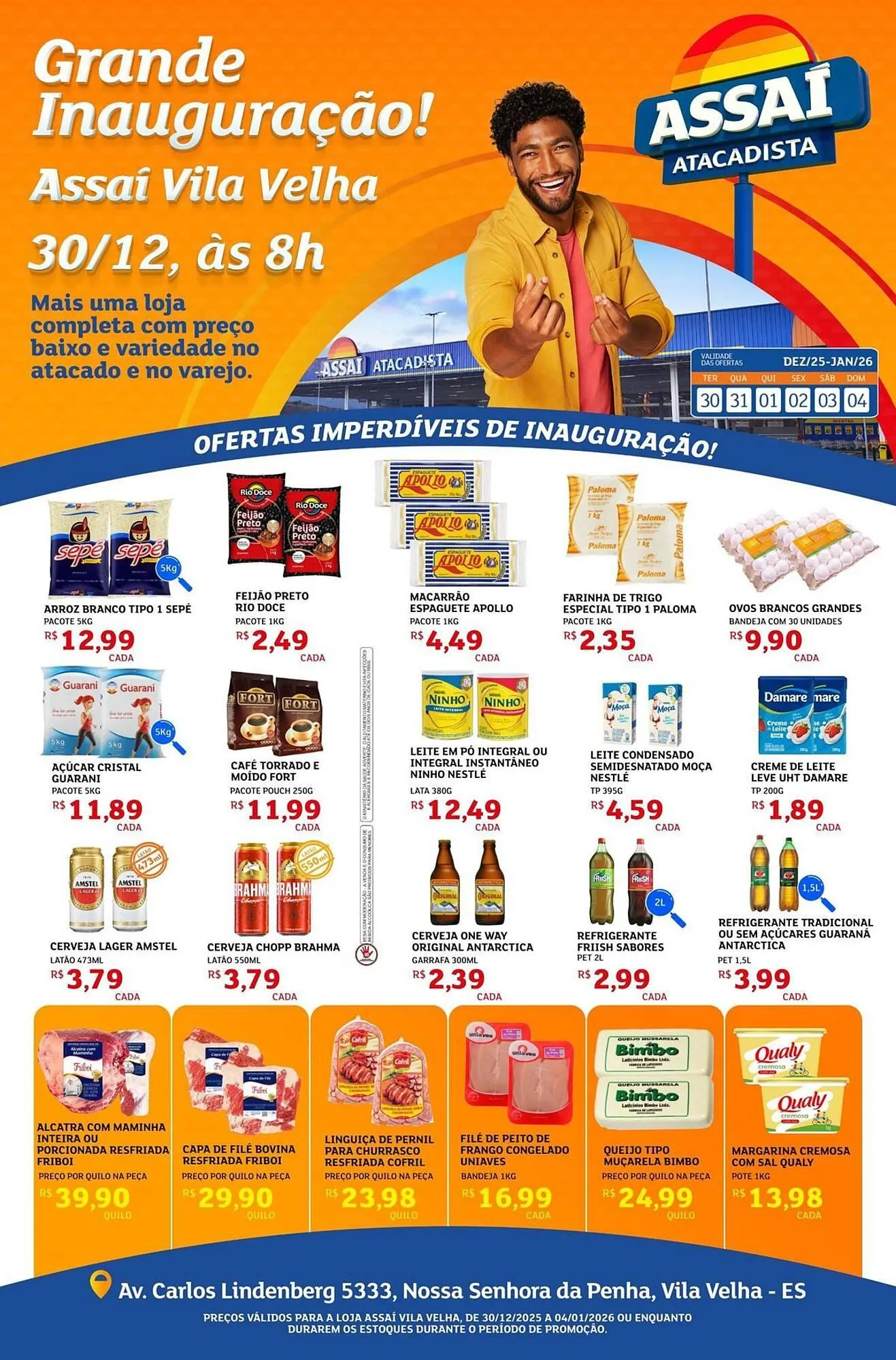Encarte de Encarte Assaí Atacadista 30 de dezembro até 4 de janeiro 2026 - Pagina 1