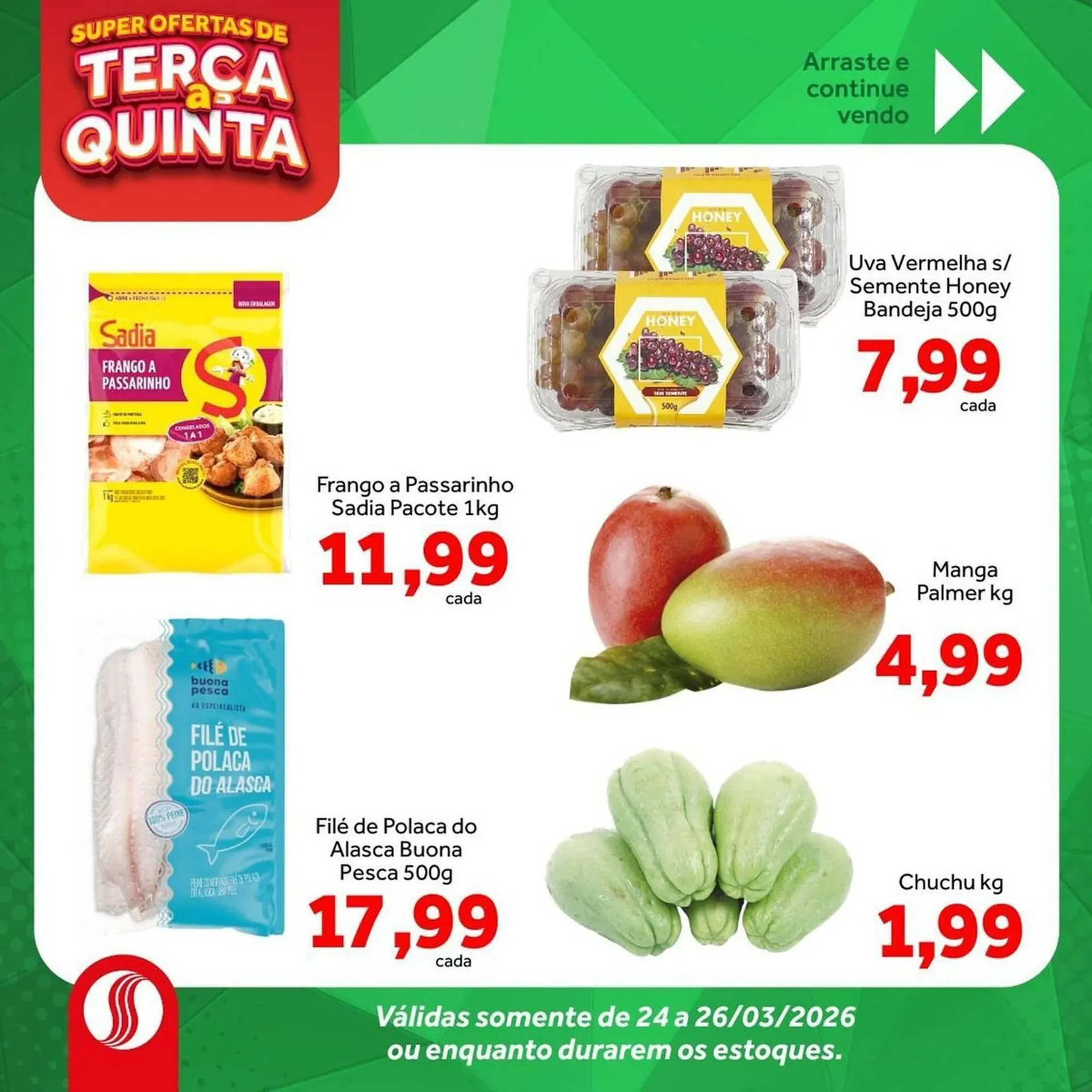 Encarte de Folheto Shibata Supermercados 24 de março até 26 de março 2026 - Pagina 3