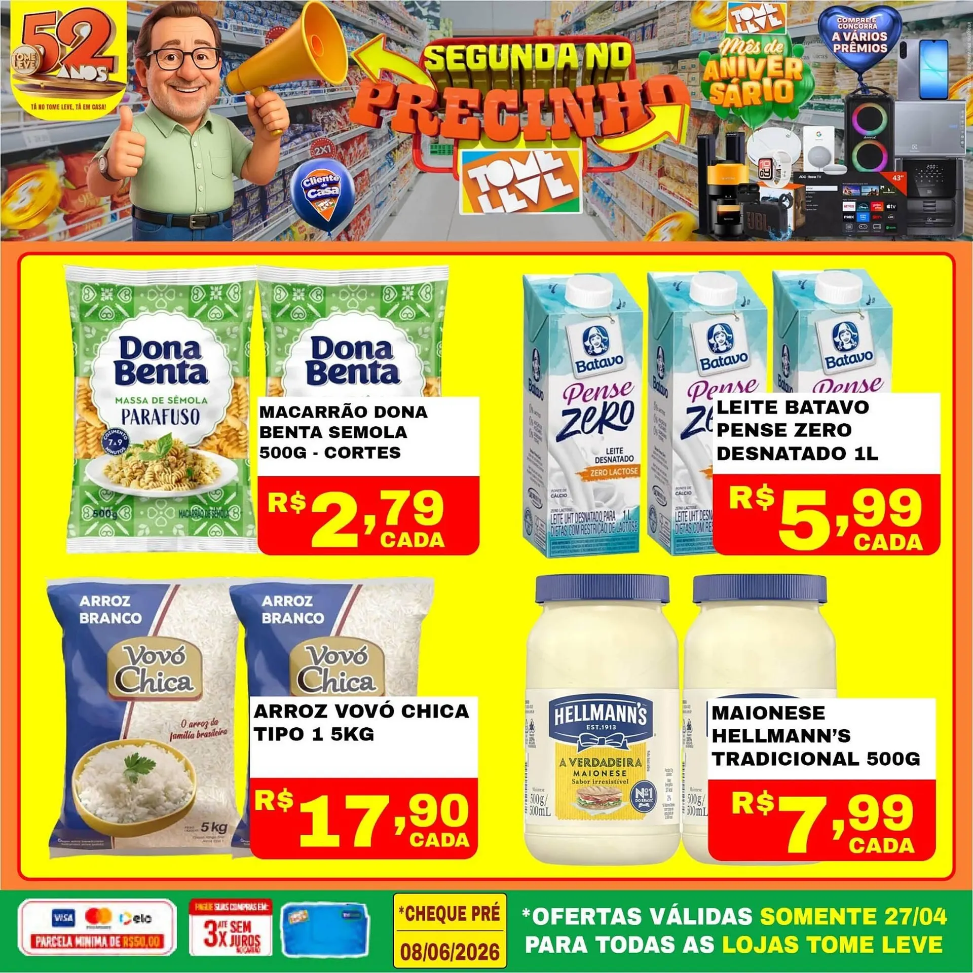 Encarte de Catálogo Tome Leve 27 de abril até 27 de abril 2026 - Pagina 1