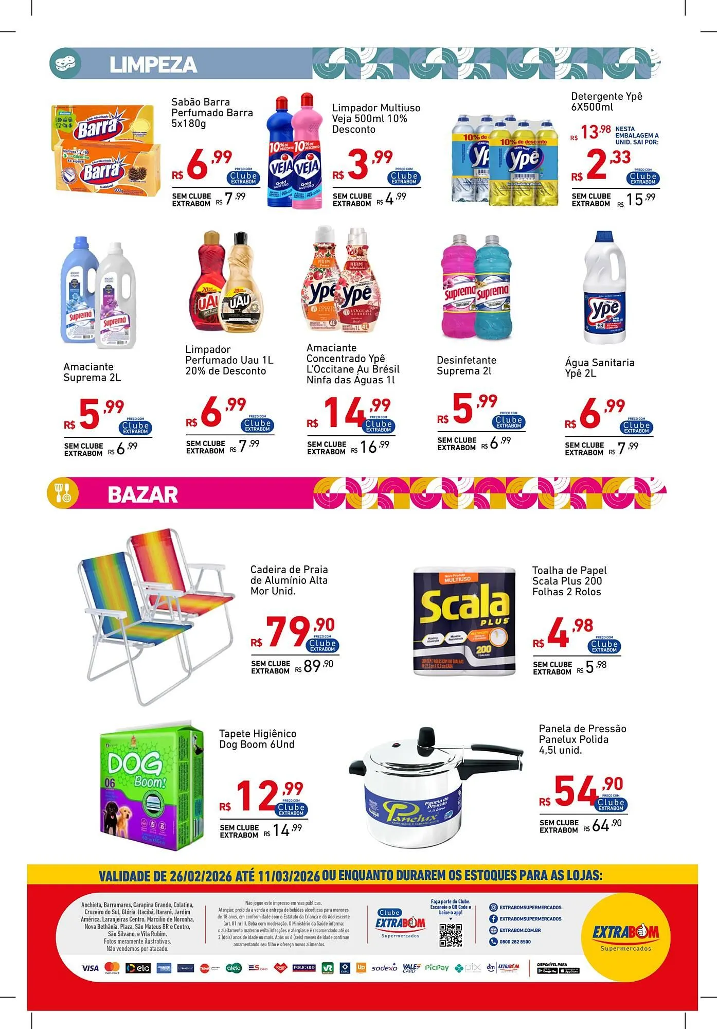 Encarte de Catálogo Extrabom Supermercados 26 de fevereiro até 11 de março 2026 - Pagina 2