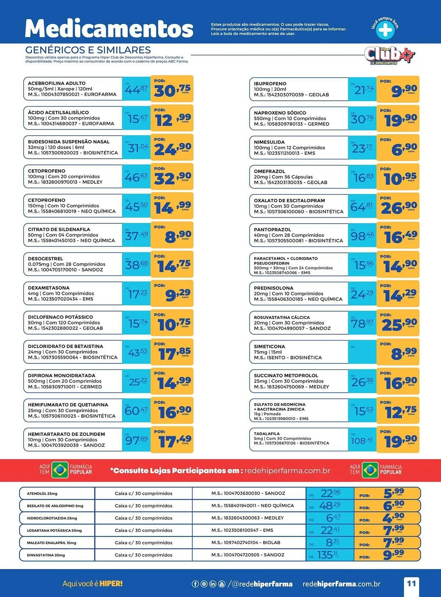 Encarte de Catálogo Hiper Farma 7 de agosto até 4 de setembro 2025 - Pagina 11