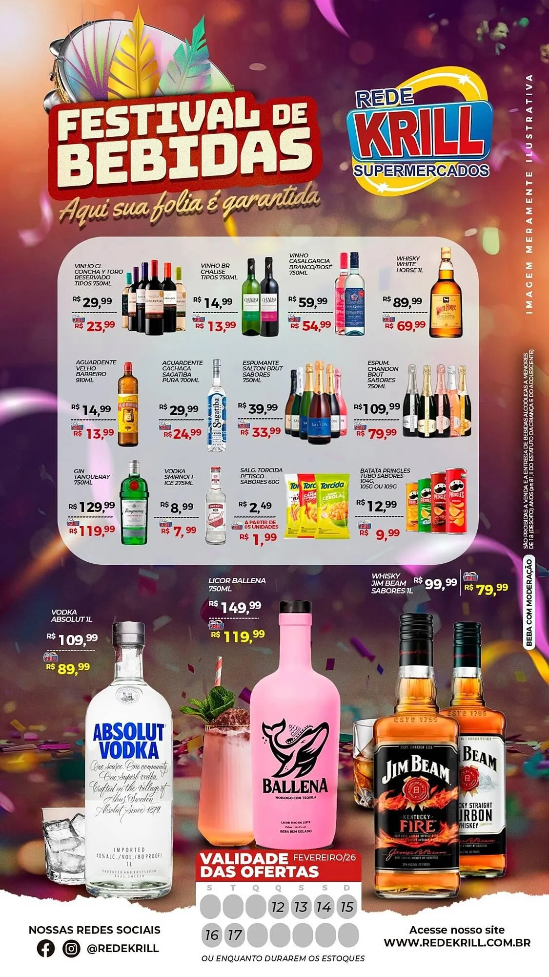 Encarte de Folheto Rede Krill 12 de fevereiro até 17 de fevereiro 2026 - Pagina 2