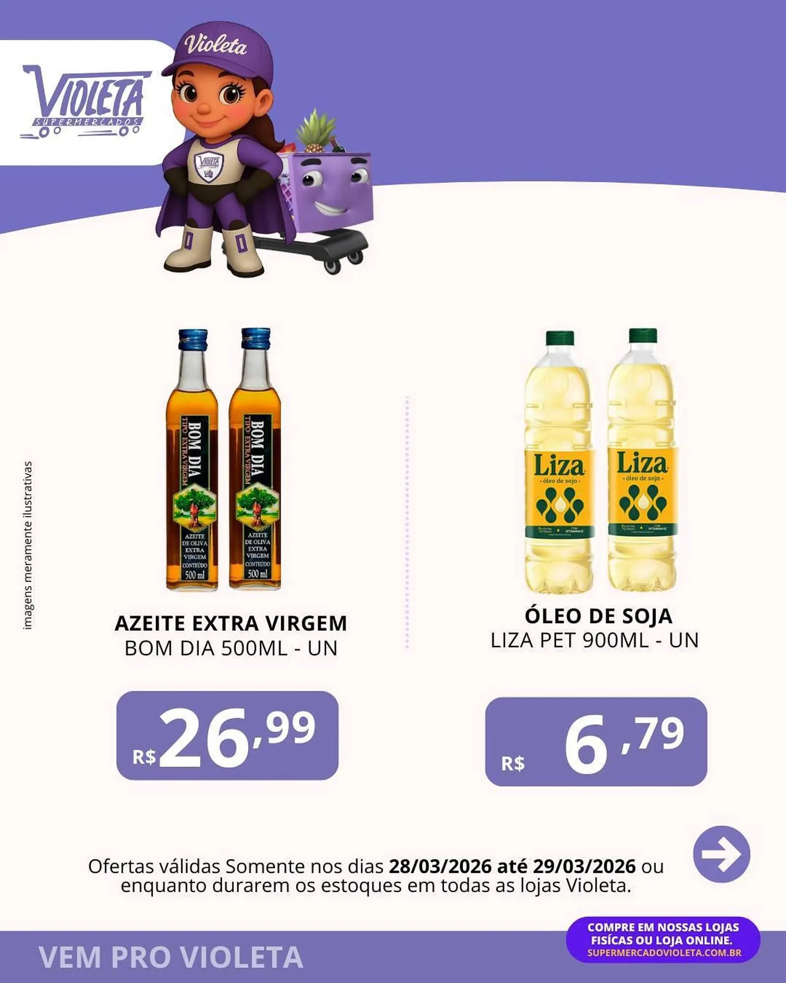 Encarte de Catálogo Violeta Supermercados 27 de março até 29 de março 2026 - Pagina 2