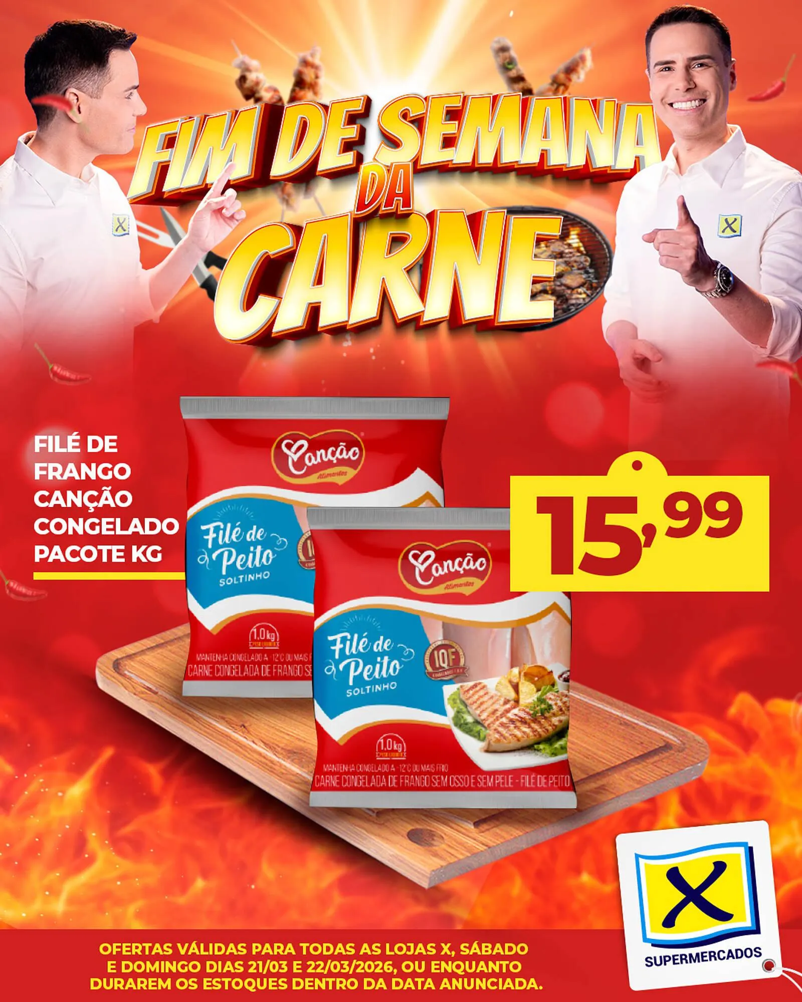 Encarte de Folheto X Supermercados 21 de março até 22 de março 2026 - Pagina 3