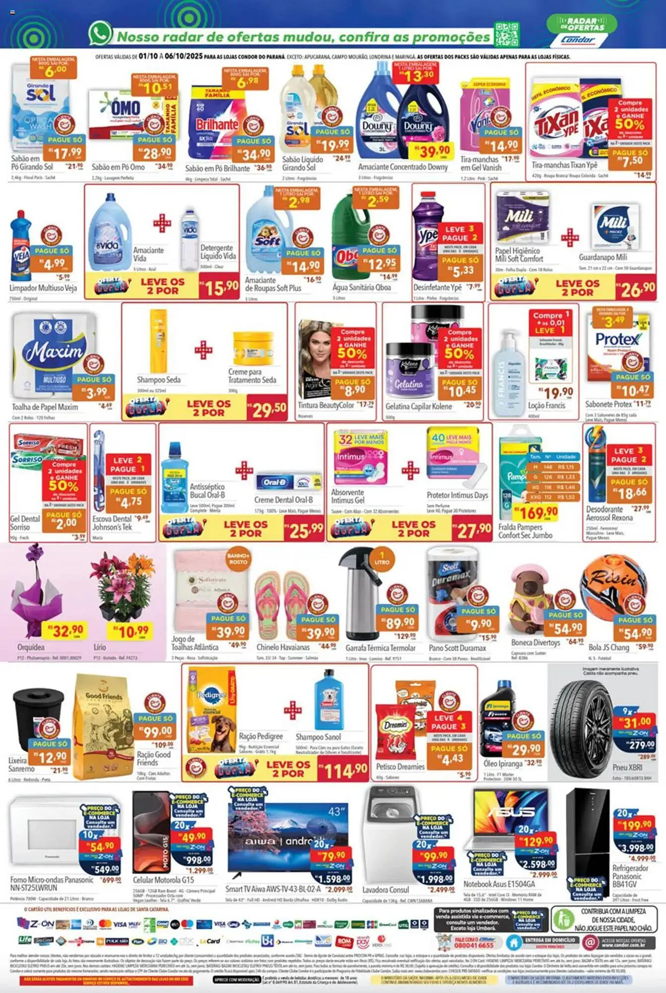 Encarte de Catálogo Supermercados Condor 1 de outubro até 6 de outubro 2025 - Pagina 4