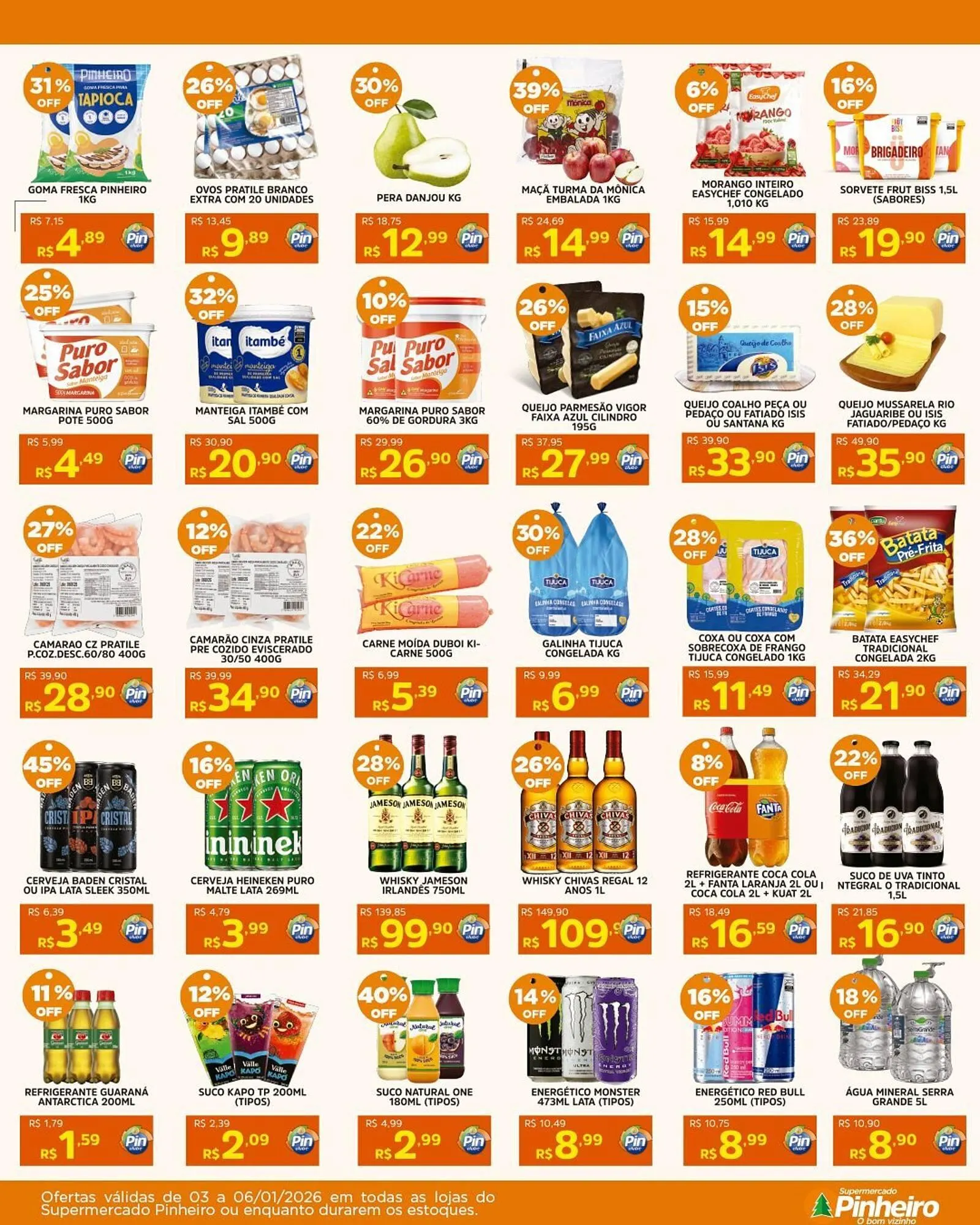 Encarte de Encarte Pinheiro Supermercado 3 de janeiro até 6 de janeiro 2026 - Pagina 3