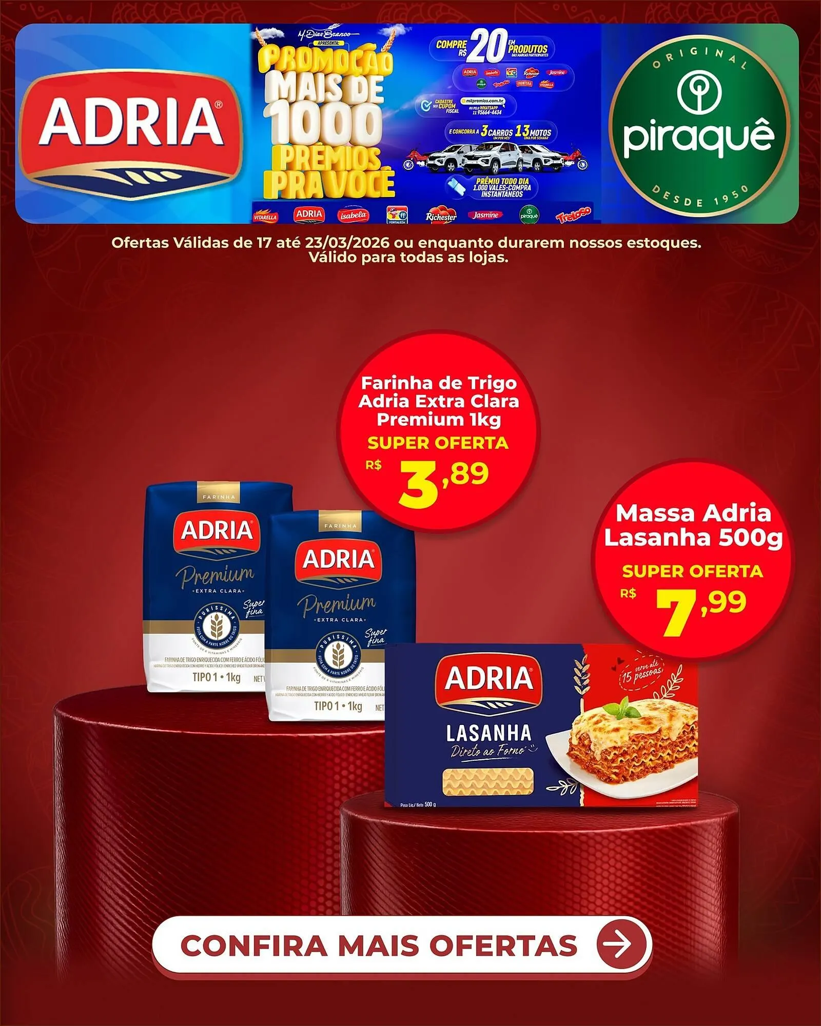 Encarte de Folheto Semar Supermercado 17 de março até 23 de março 2026 - Pagina 1