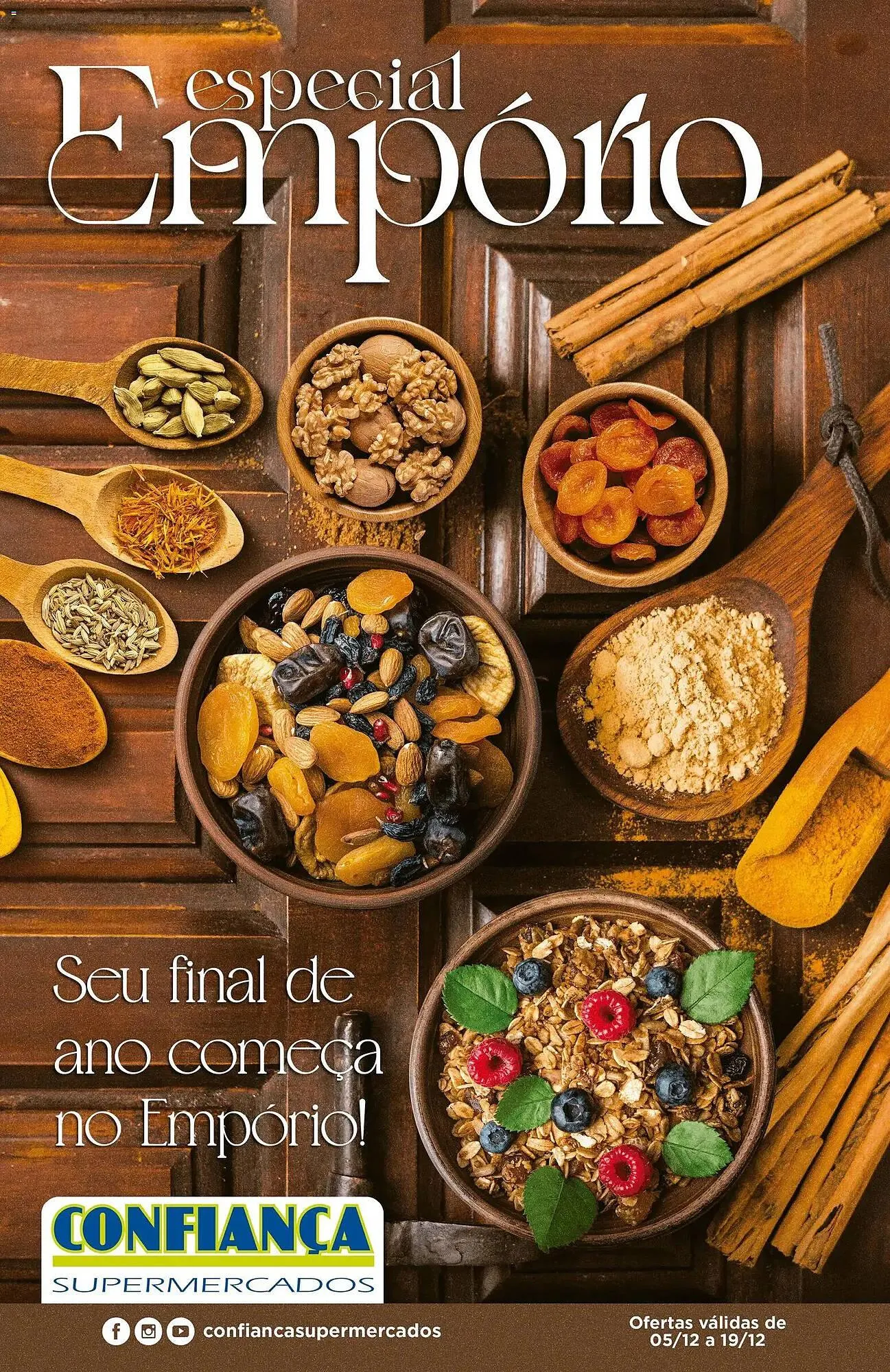 Encarte de Catálogo Confiança Supermercados 5 de dezembro até 19 de dezembro 2025 - Pagina 1