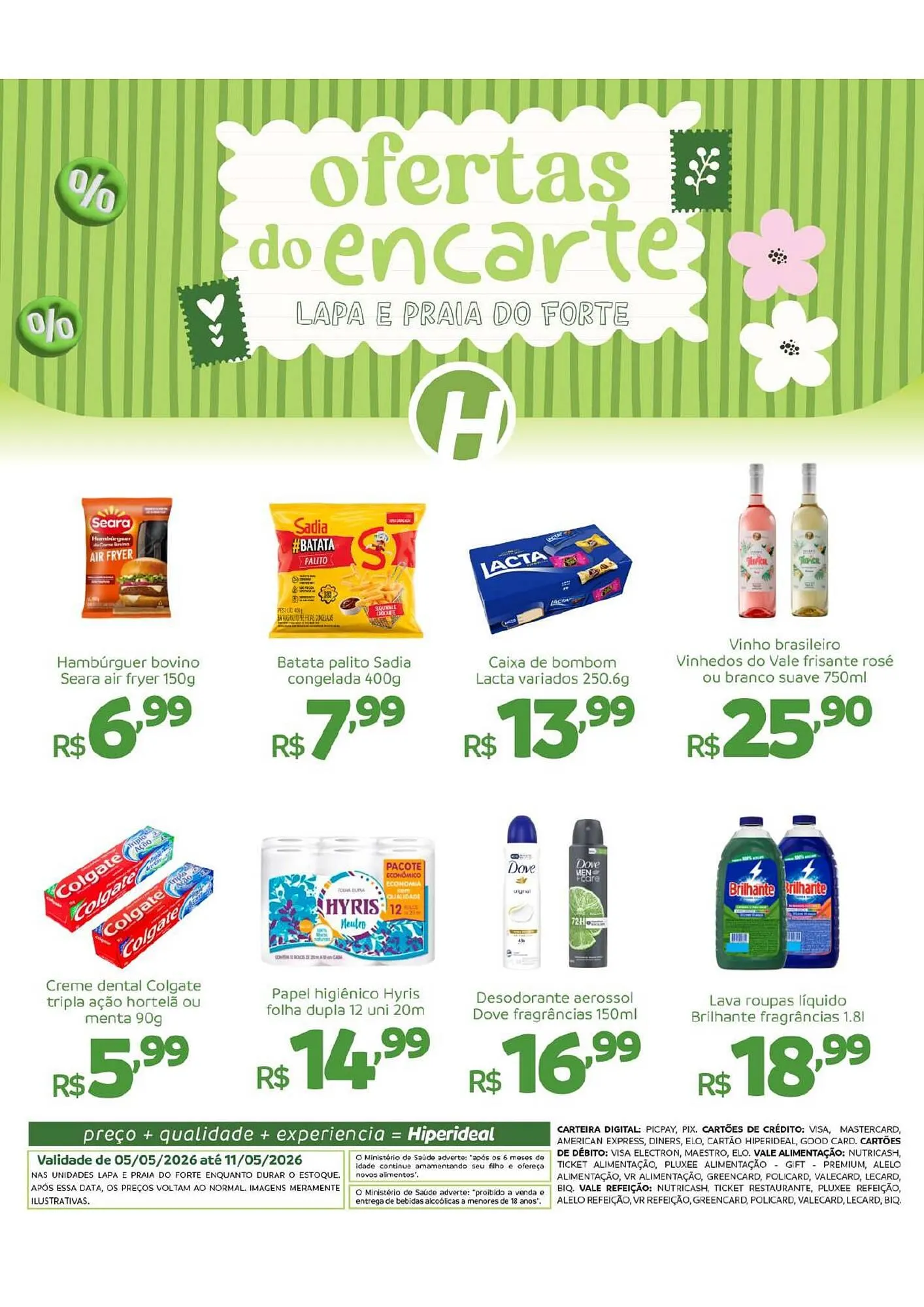 Encarte de Catálogo Hiperideal Supermercados 5 de maio até 11 de maio 2026 - Pagina 3
