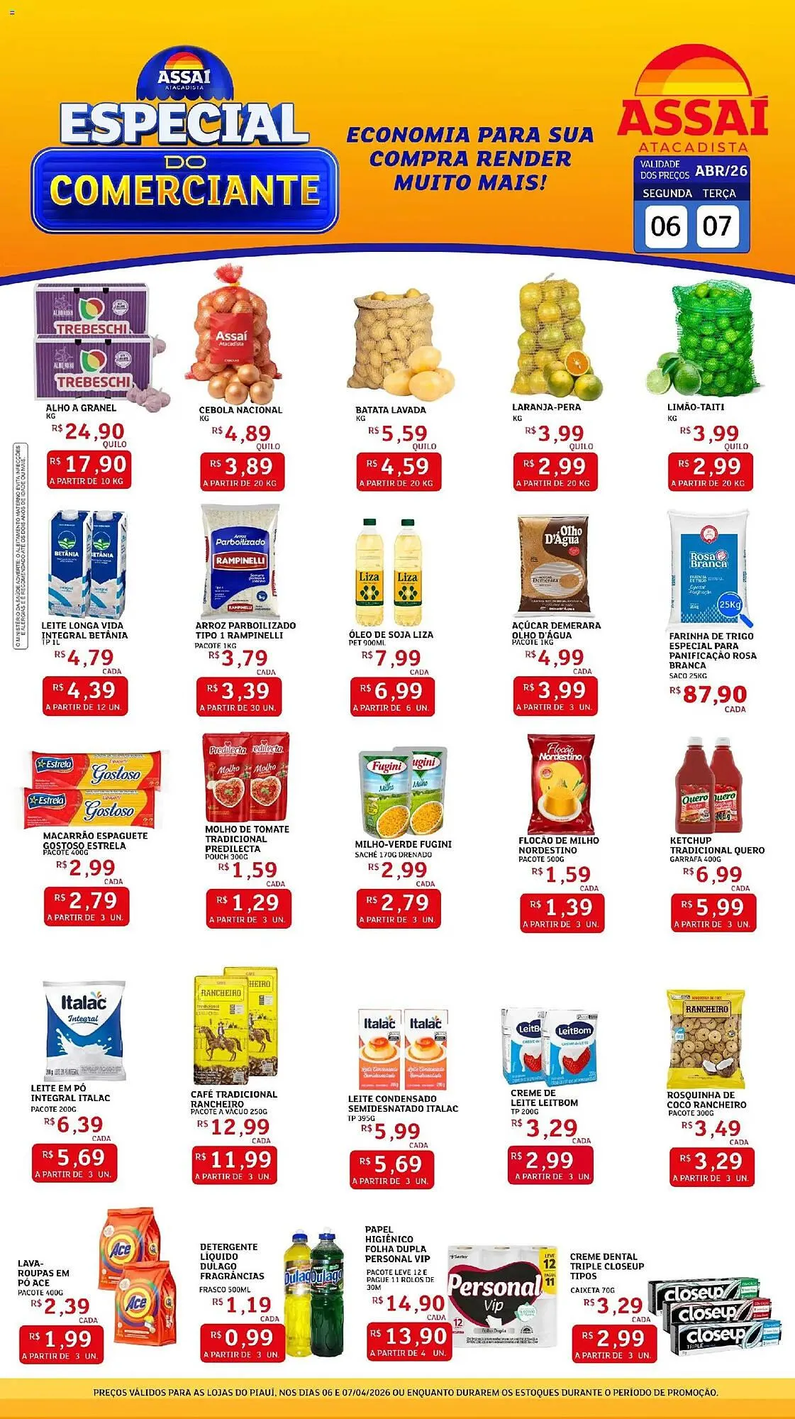 Encarte de Encarte Assaí Atacadista 7 de abril até 7 de abril 2026 - Pagina 1
