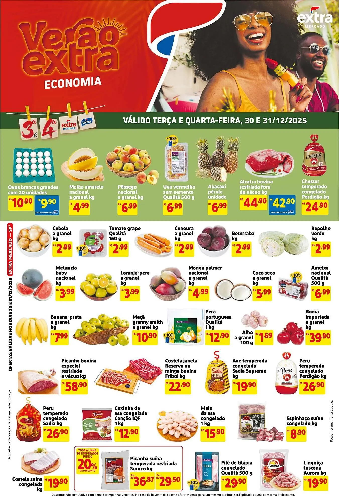 Encarte de Encarte Mercado Extra 30 de dezembro até 31 de dezembro 2025 - Pagina 1
