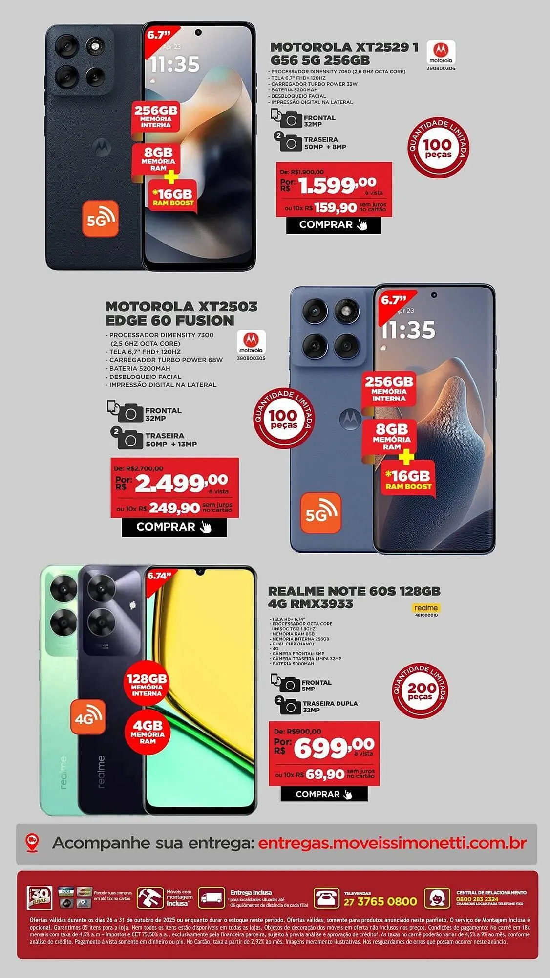 Encarte de Catálogo Móveis Simonetti 27 de outubro até 31 de outubro 2025 - Pagina 13