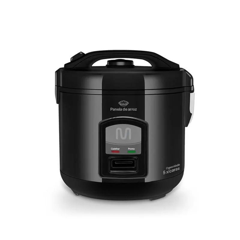 Panela De Arroz 5 Xícaras Função Manter Aquecido 127v-400w Preta Multi - GO003