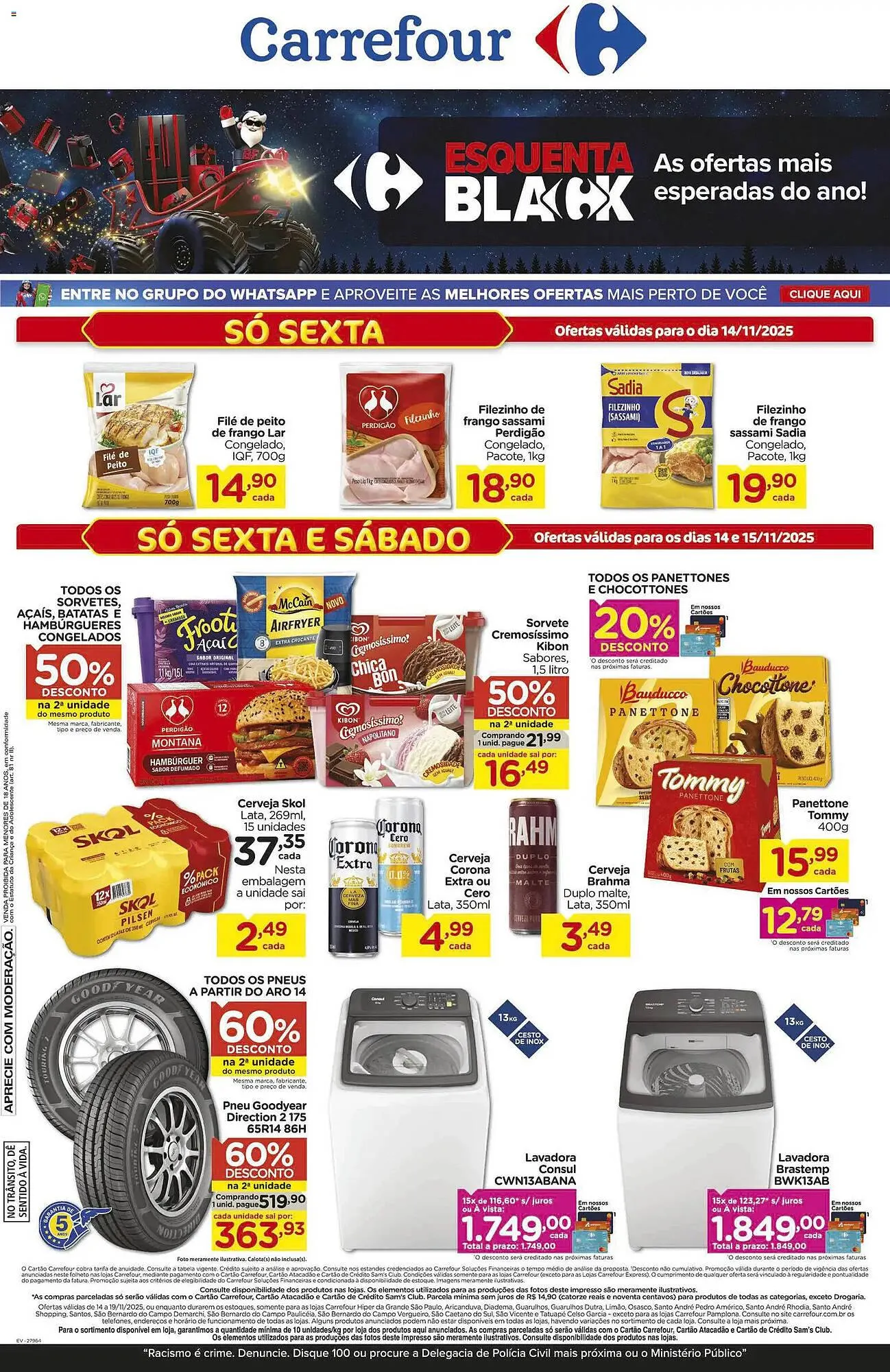 Encarte de Folheto Carrefour 14 de novembro até 19 de novembro 2025 - Pagina 1