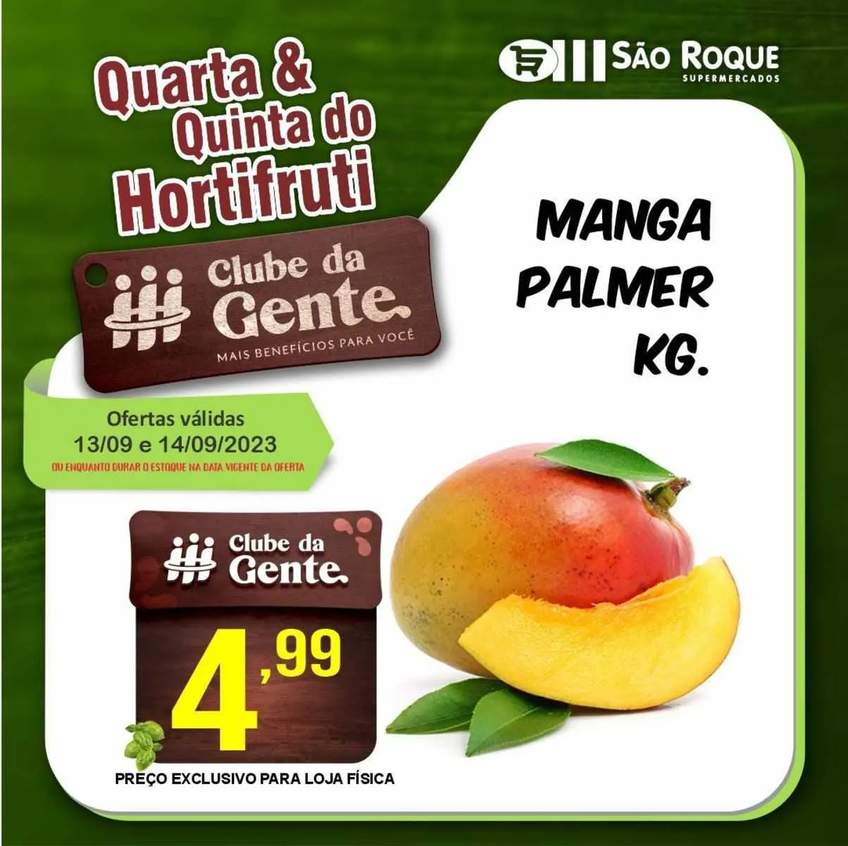 Encarte de São Roque Supermercados Folheto 13 de setembro até 14 de setembro 2023 - Pagina 1