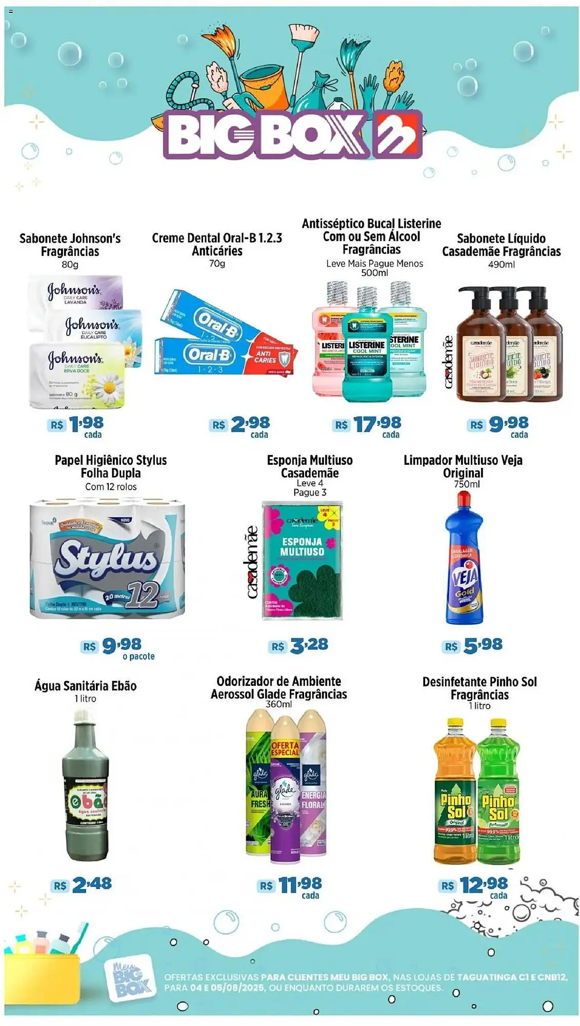 Encarte de Catálogo Big Box 4 de agosto até 6 de agosto 2025 - Pagina 1