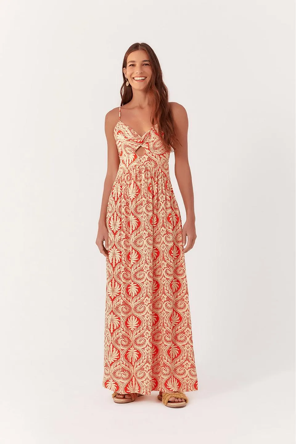 Vestido Longo Estampa Verano Beta