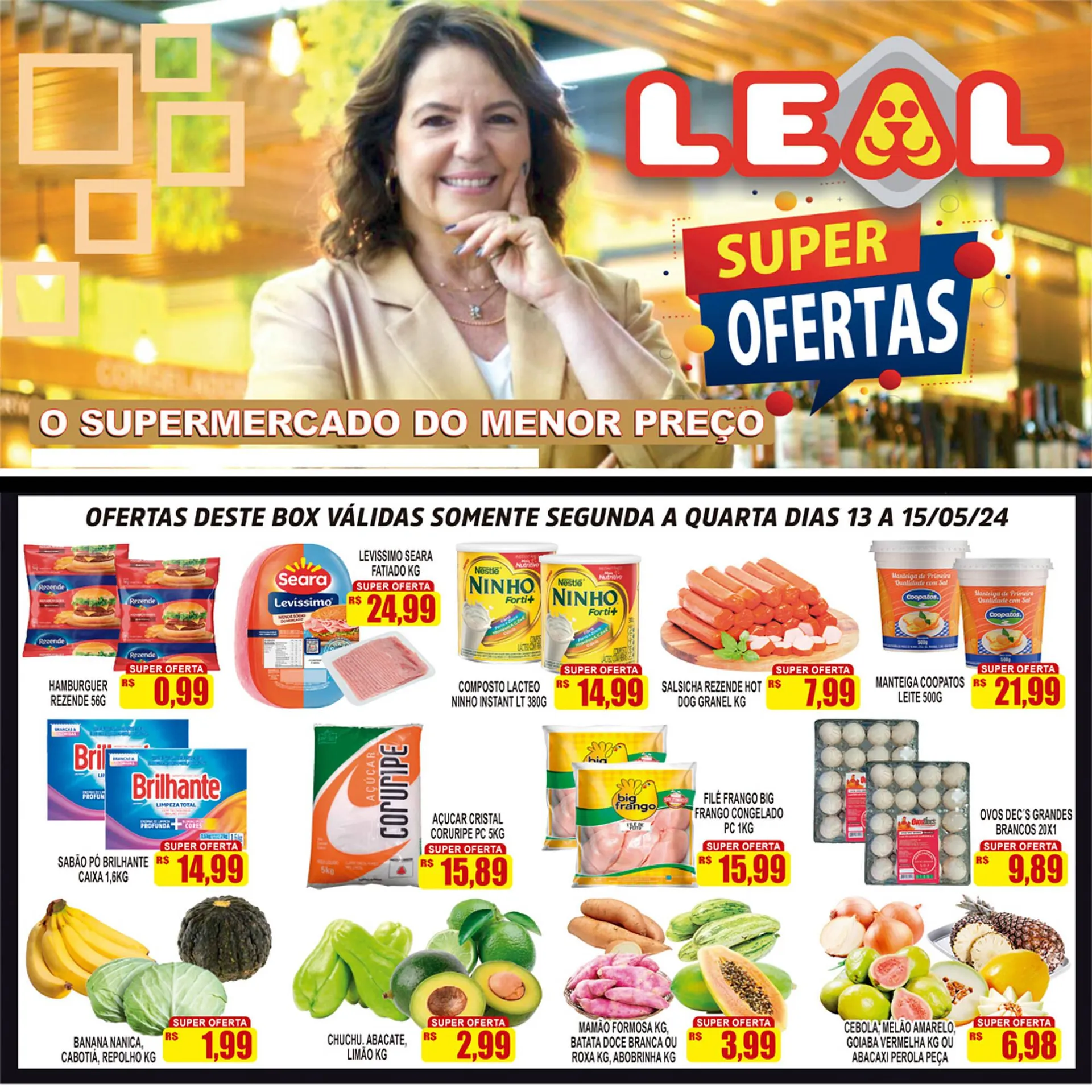 Encarte de Catálogo Supermercado leal 13 de maio até 19 de maio 2024 - Pagina 2