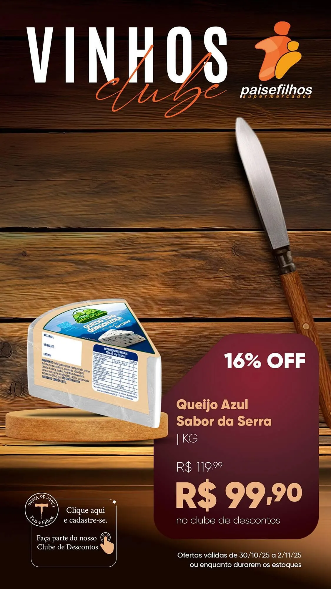 Encarte de Catálogo Pais e Filhos Supermercados 1 de novembro até 2 de novembro 2025 - Pagina 11