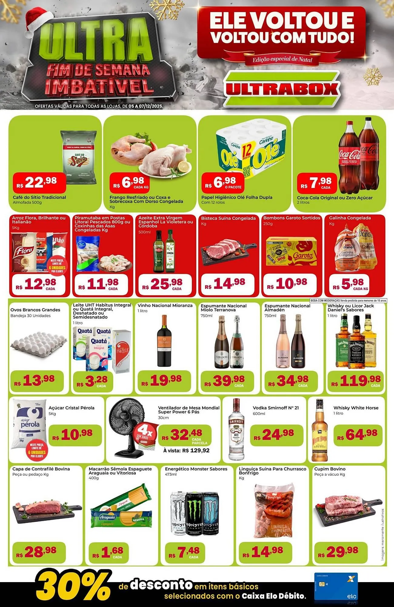 Encarte de Panfleto Ultrabox 5 de dezembro até 7 de dezembro 2025 - Pagina 1