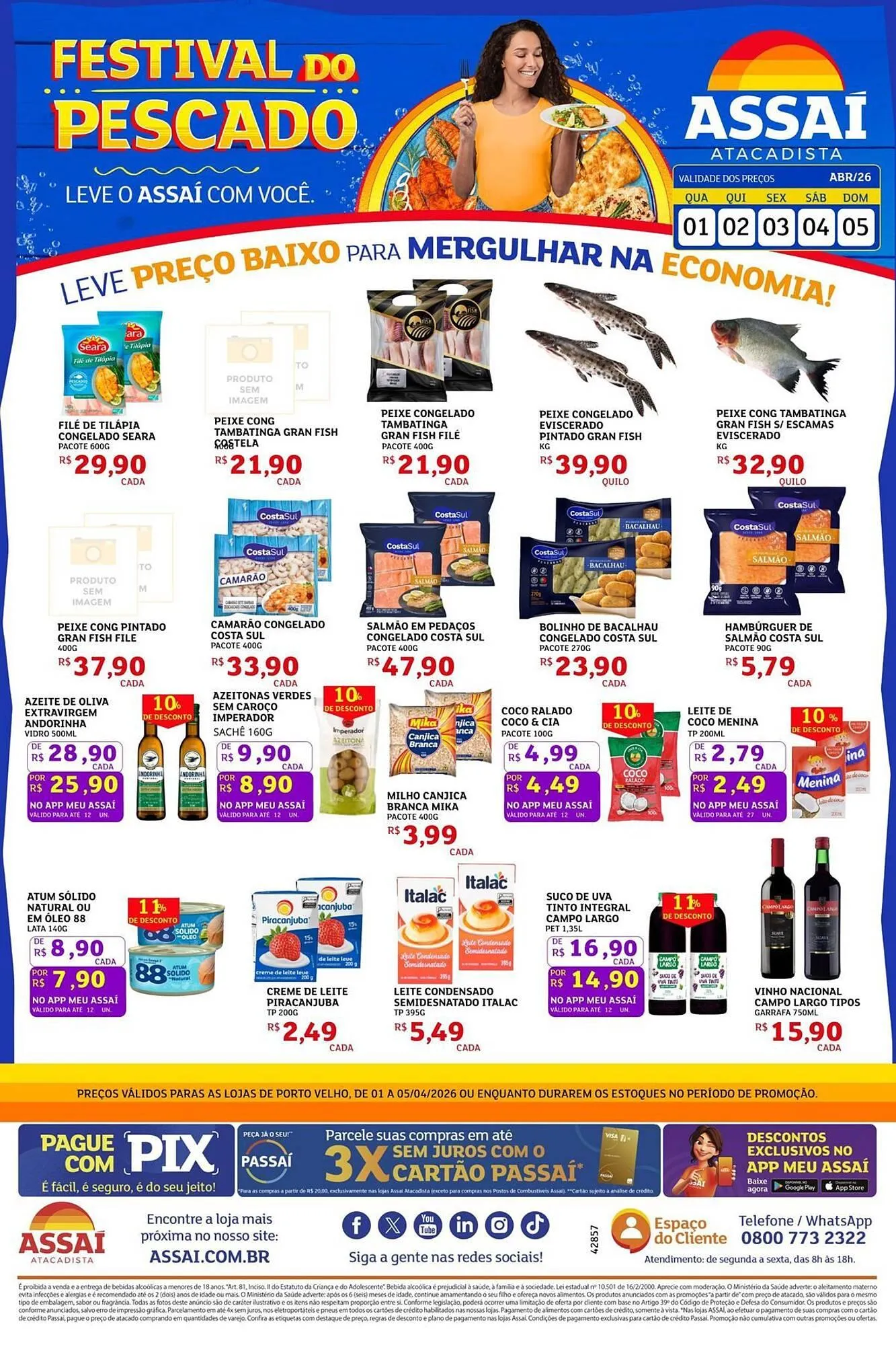 Encarte de Encarte Assaí Atacadista 1 de abril até 5 de abril 2026 - Pagina 1