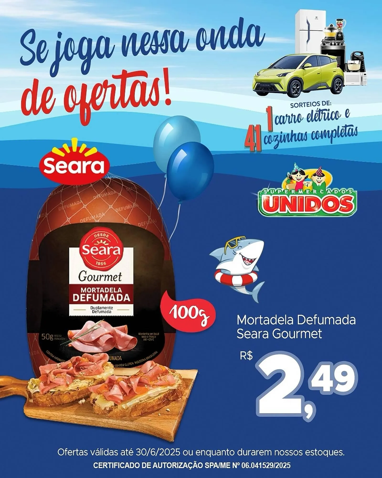 Encarte de Catálogo Supermercados Unidos 26 de junho até 30 de junho 2025 - Pagina 1